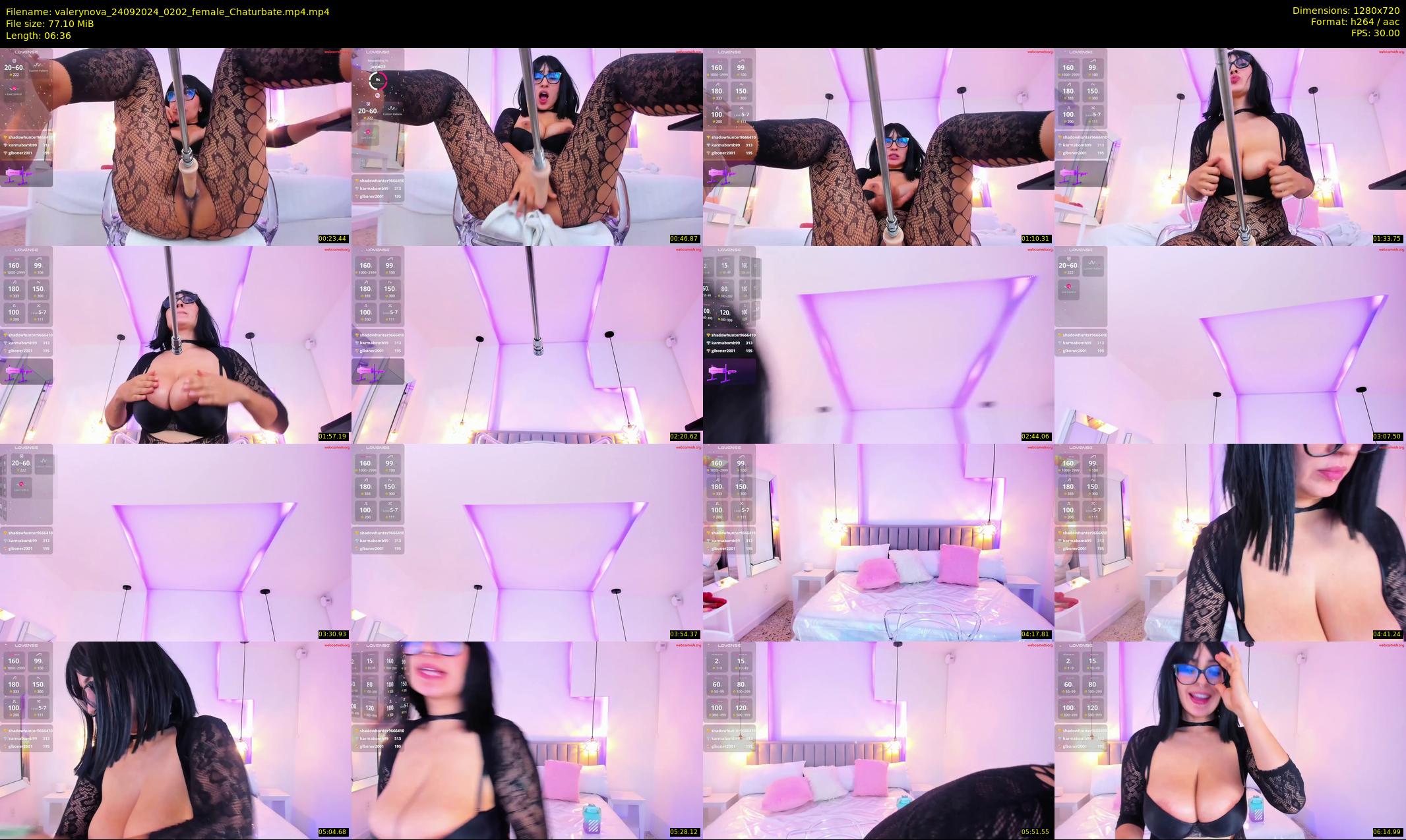 valerynova — 7 minute Chaturbate female cam show recording, 720p, Sep 24, 2024