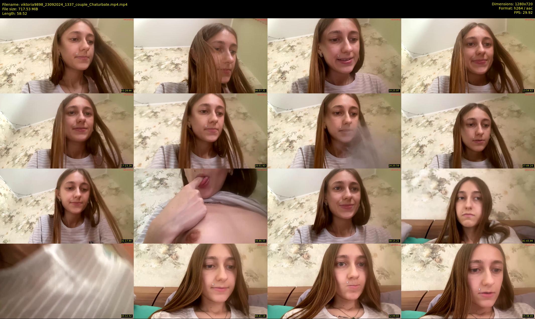 viktoria9898 — 59 minute Chaturbate couple cam show recording, 720p, Sep 23, 2024