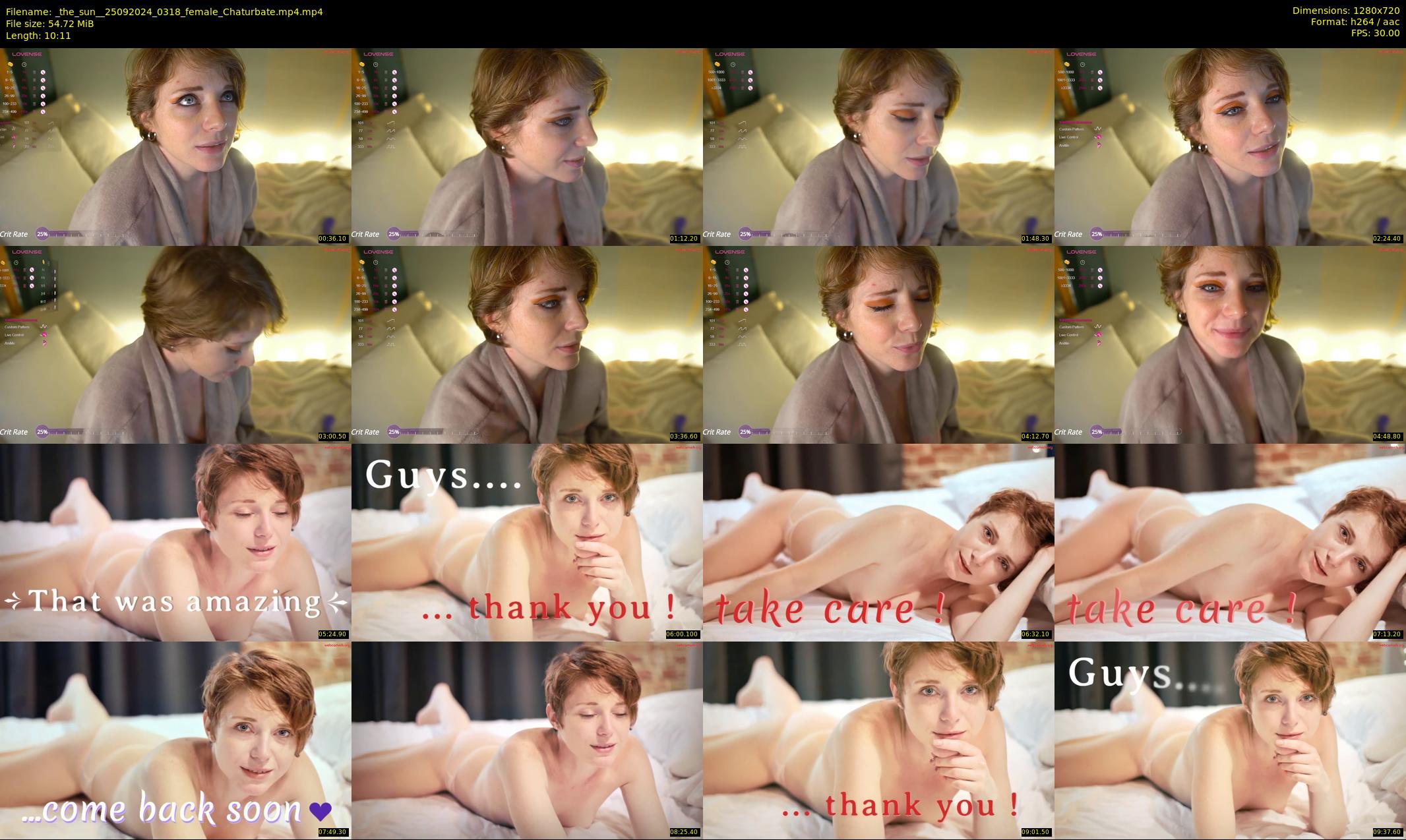 _the_sun_ — 11 minute Chaturbate female cam show recording, 720p, Sep 25, 2024