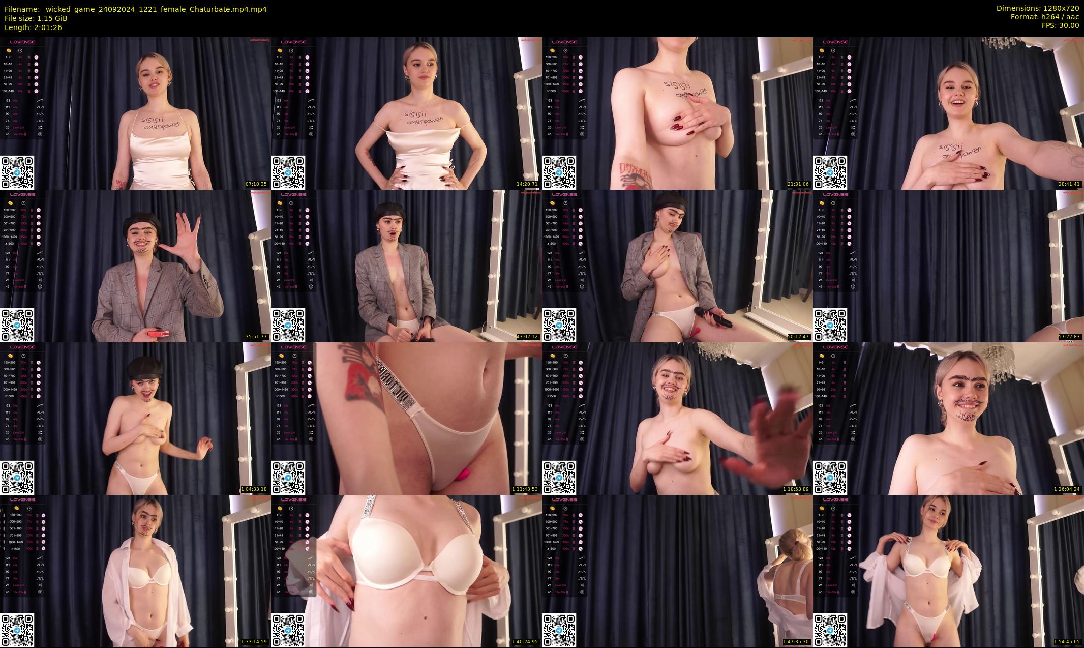 _wicked_game — 122 minute Chaturbate female cam show recording, 720p, Sep 24, 2024