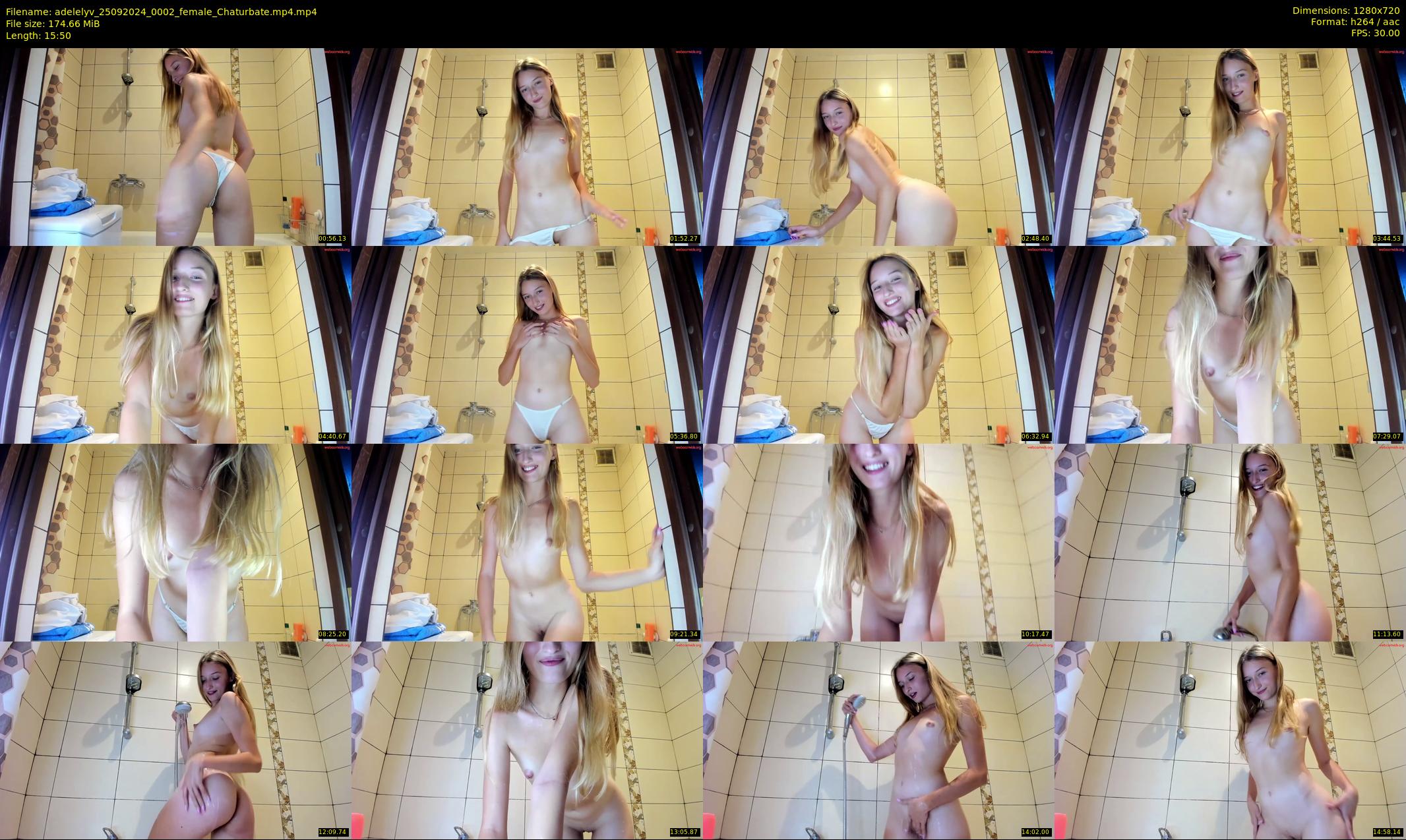 adelelyv — 16 minute Chaturbate female cam show recording, 720p, Sep 25, 2024