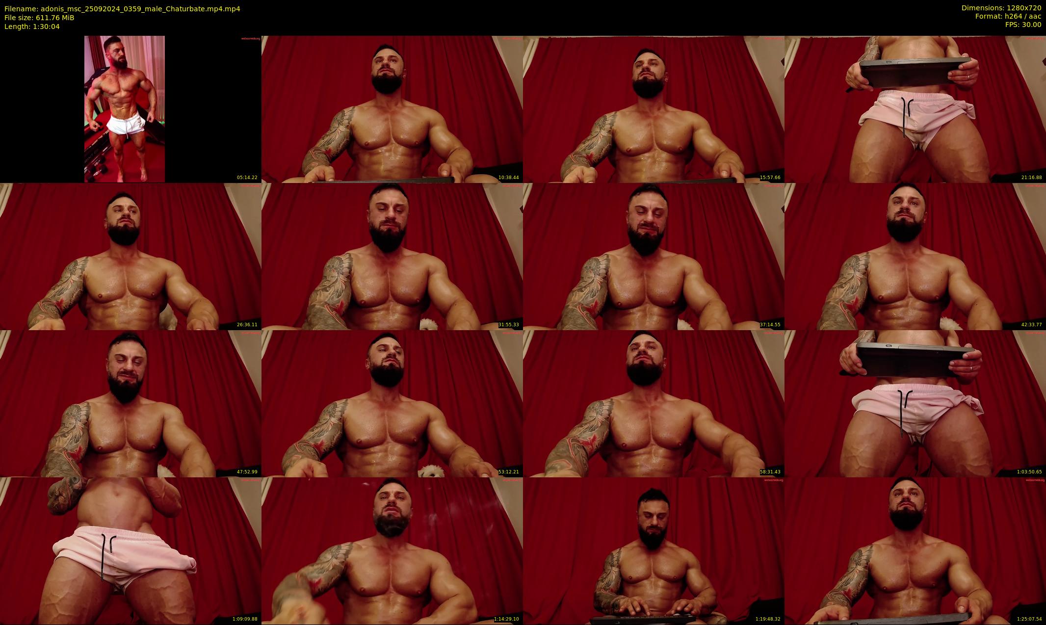 adonis_msc — 91 minute Chaturbate male cam show recording, 720p, Sep 25, 2024
