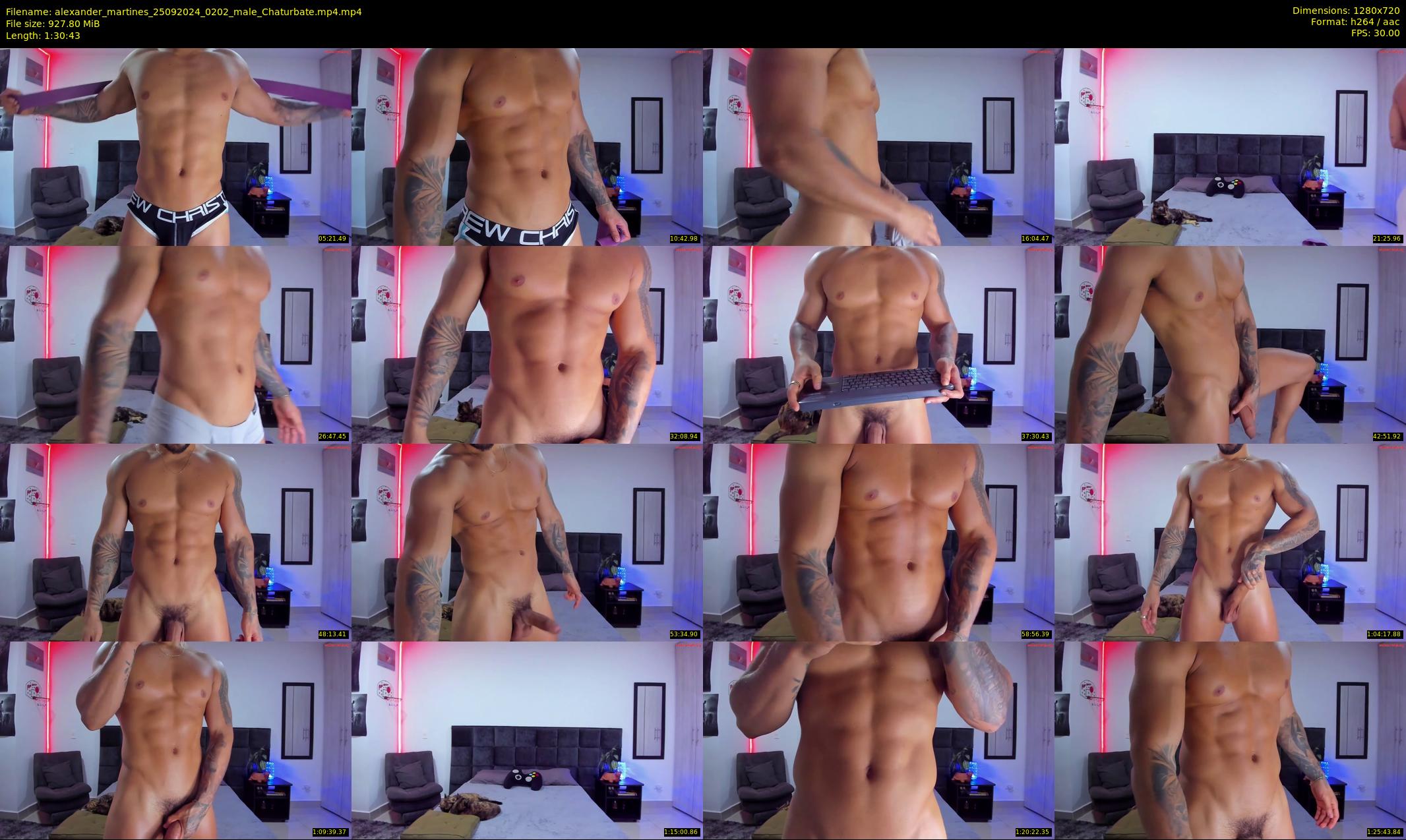 alexander_martines — 91 minute Chaturbate male cam show recording, 720p, Sep 25, 2024