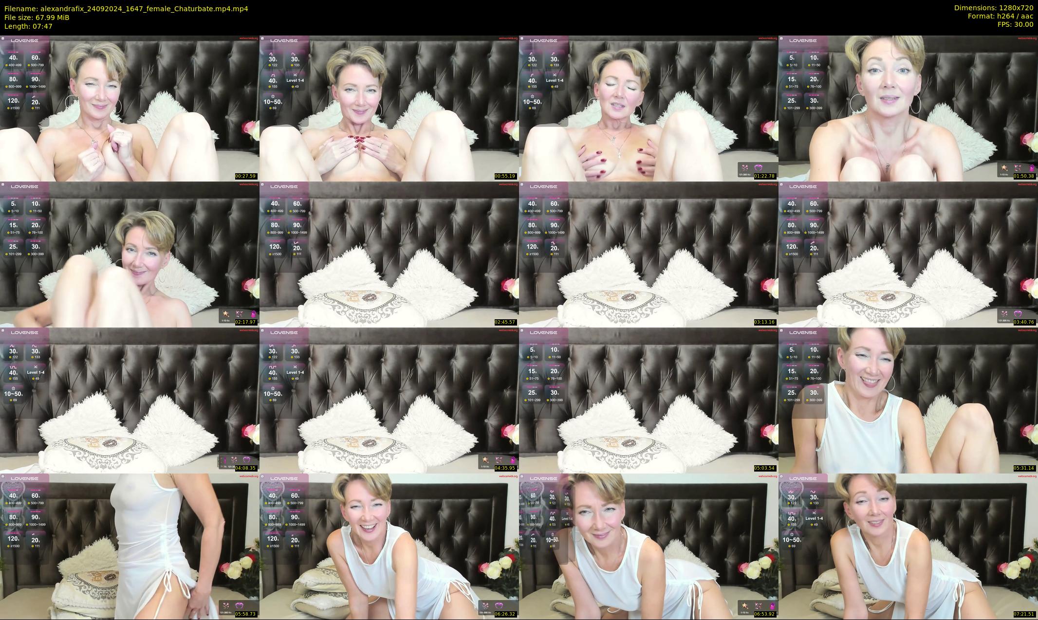 alexandrafix — 8 minute Chaturbate female cam show recording, 720p, Sep 24, 2024