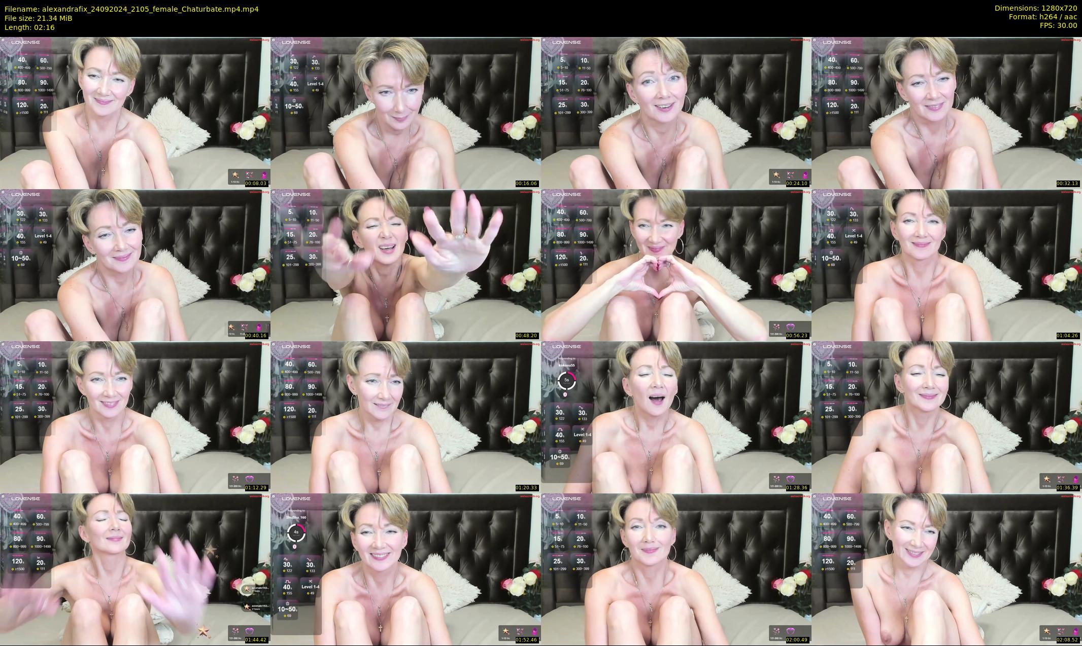 alexandrafix — 3 minute Chaturbate female cam show recording, 720p, Sep 24, 2024