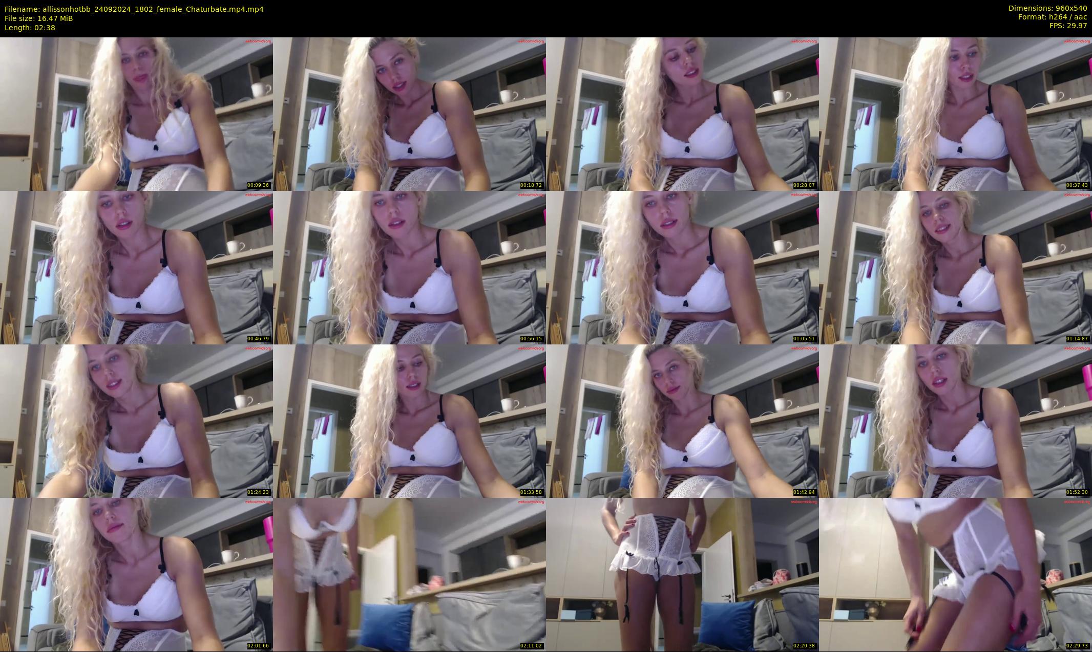 allissonhotbb — 3 minute Chaturbate female cam show recording, 480p, Sep 24, 2024