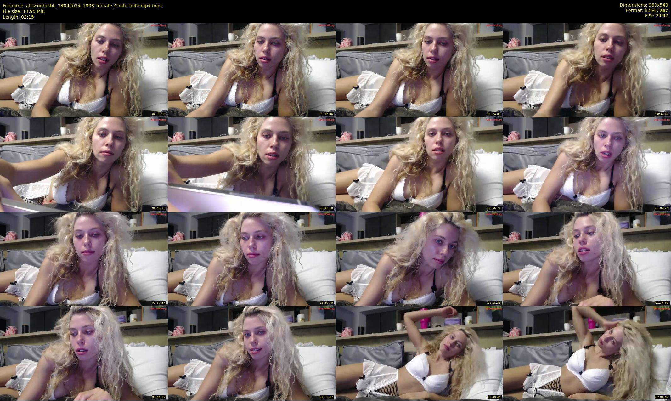 allissonhotbb — 3 minute Chaturbate female cam show recording, 480p, Sep 24, 2024
