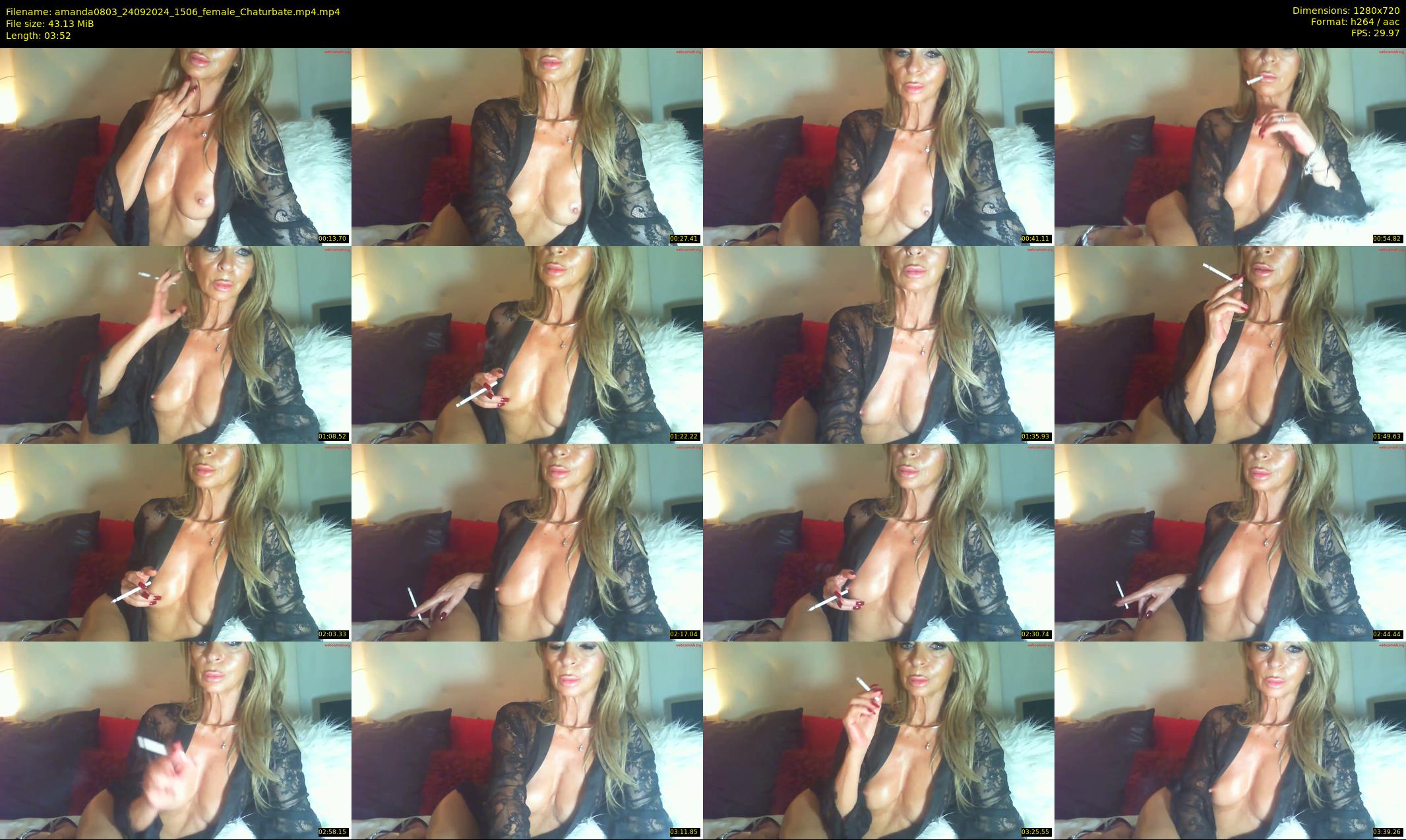 amanda0803 — 4 minute Chaturbate female cam show recording, 720p, Sep 24, 2024