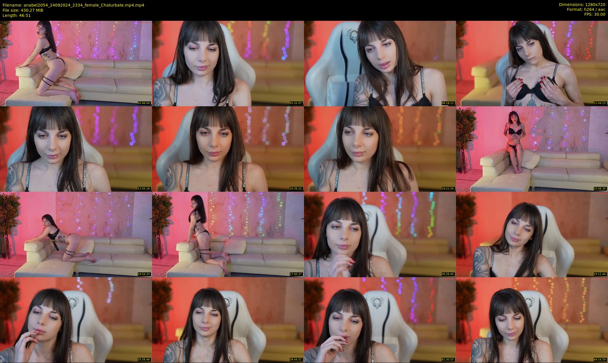 anabel2054 — 47 minute Chaturbate female cam show recording, 720p, Sep 24, 2024