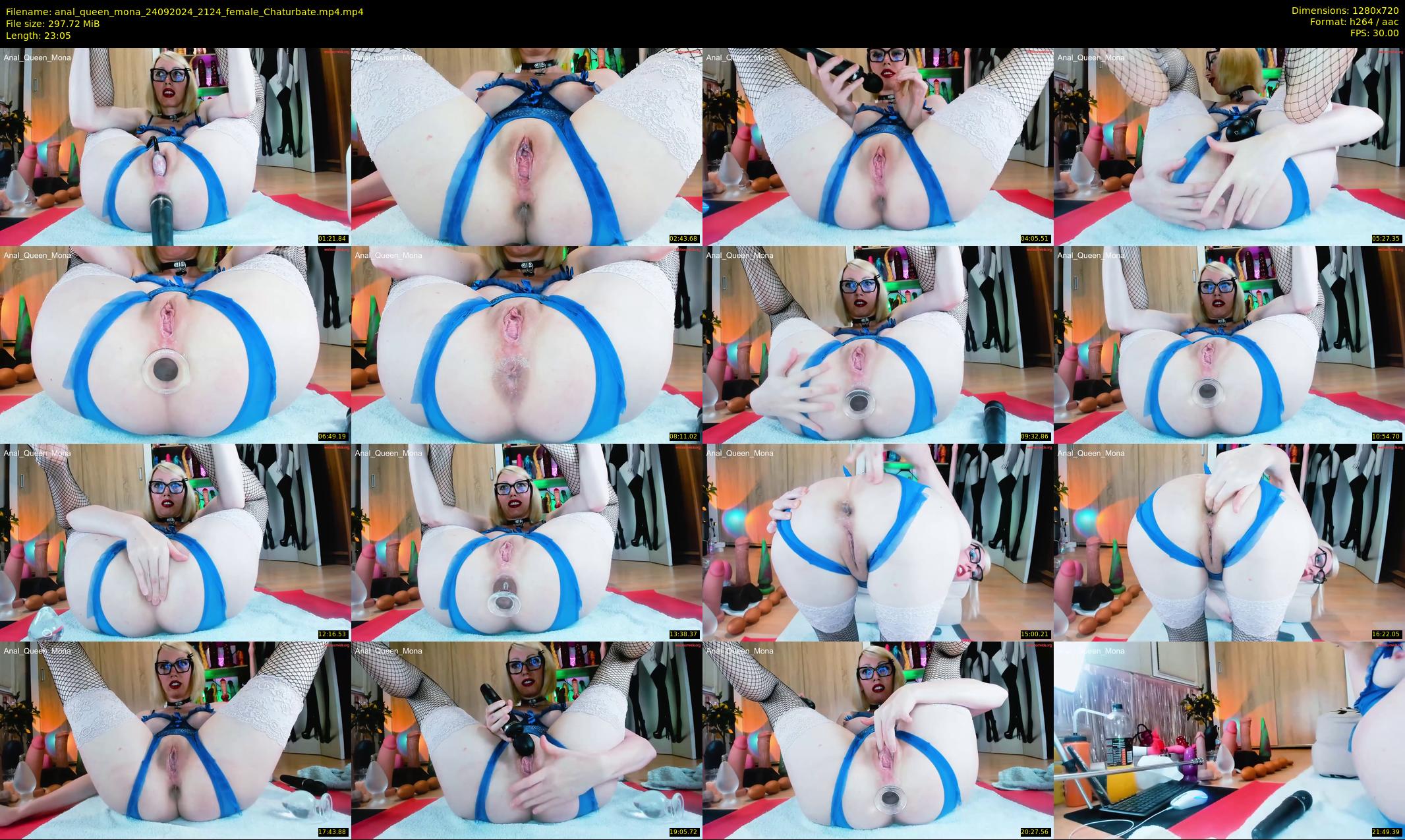 anal_queen_mona — 24 minute Chaturbate female cam show recording, 720p, Sep 24, 2024