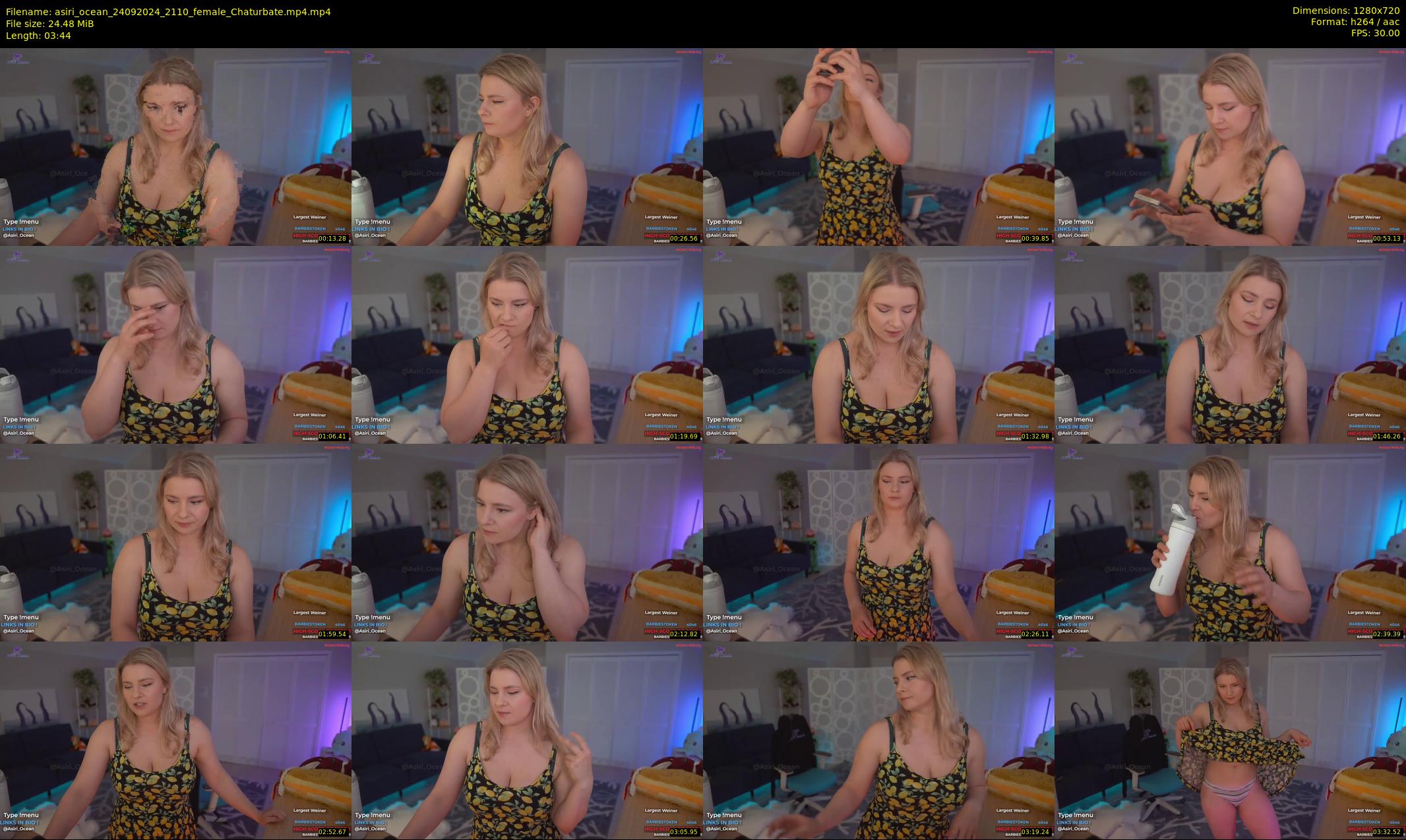 asiri_ocean — 4 minute Chaturbate female cam show recording, 720p, Sep 24, 2024