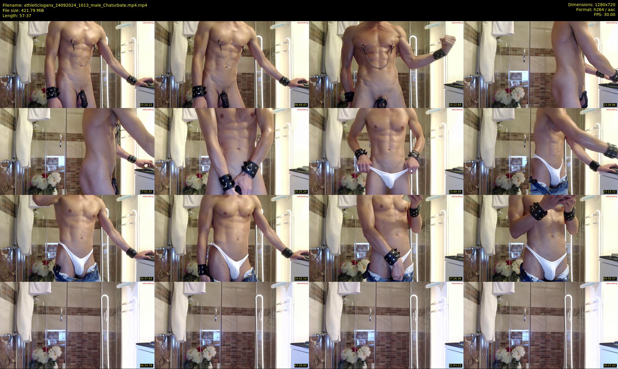 athleticloganx — 58 minute Chaturbate male cam show recording, 720p, Sep 24, 2024