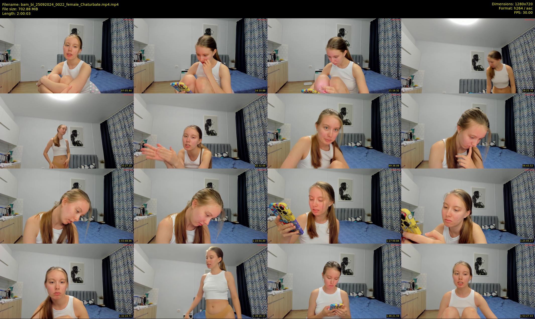 bam_bi — 121 minute Chaturbate female cam show recording, 720p, Sep 25, 2024