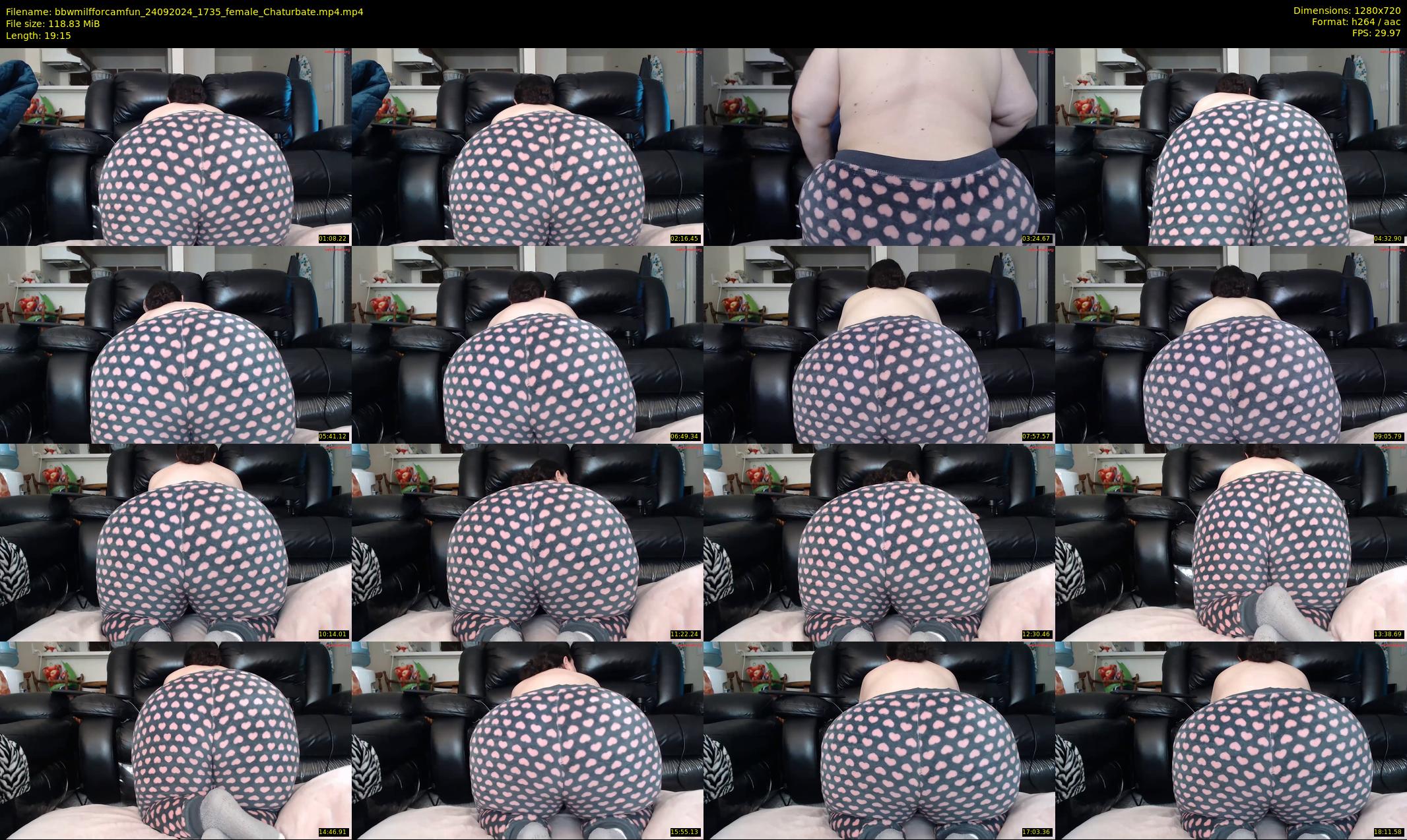 bbwmilfforcamfun — 20 minute Chaturbate female cam show recording, 720p, Sep 24, 2024
