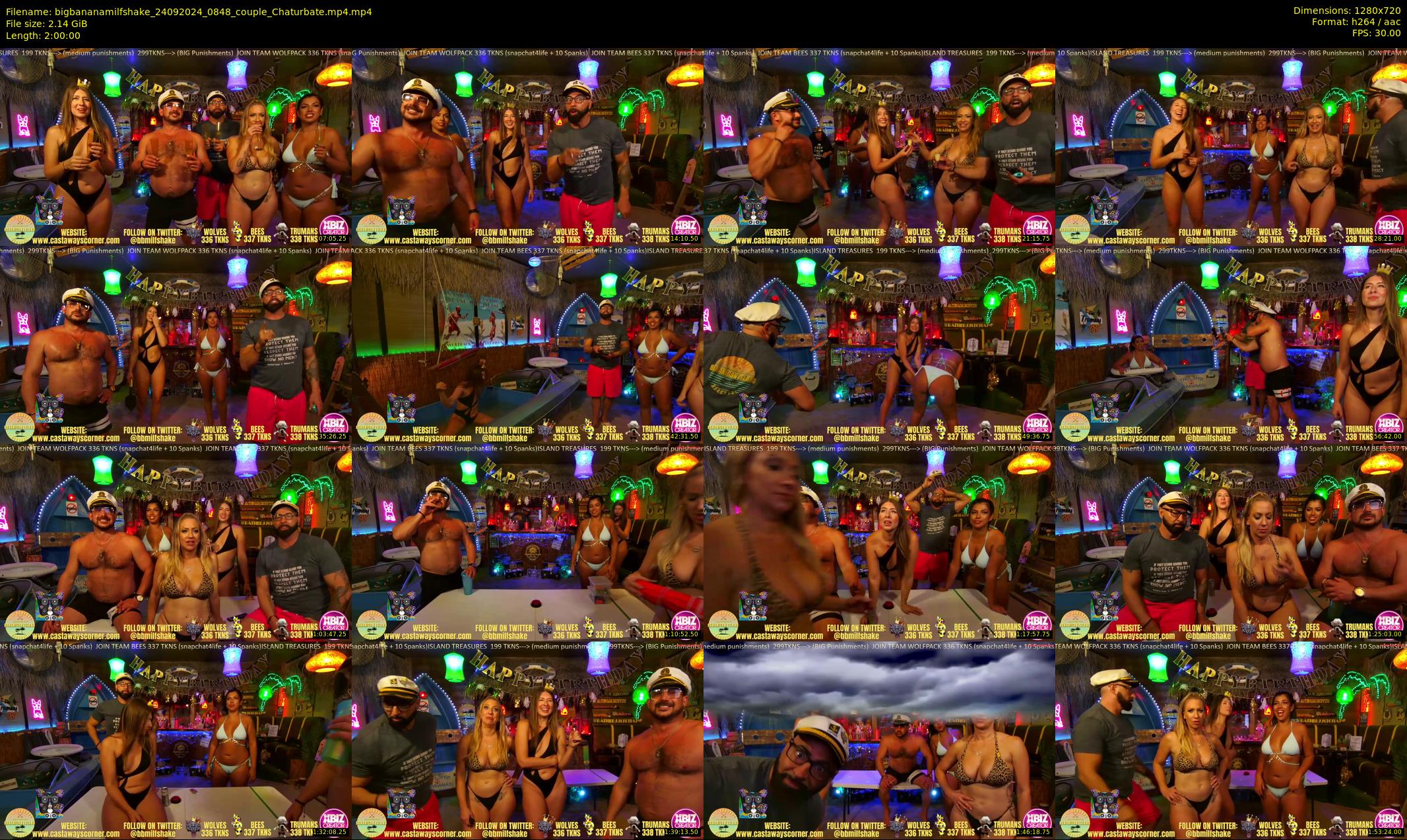 bigbananamilfshake — 120 minute Chaturbate couple cam show recording, 720p, Sep 24, 2024