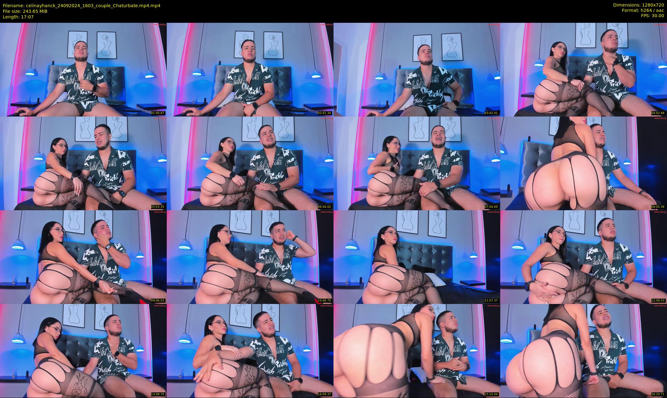celinayhanck — 18 minute Chaturbate couple cam show recording, 720p, Sep 24, 2024