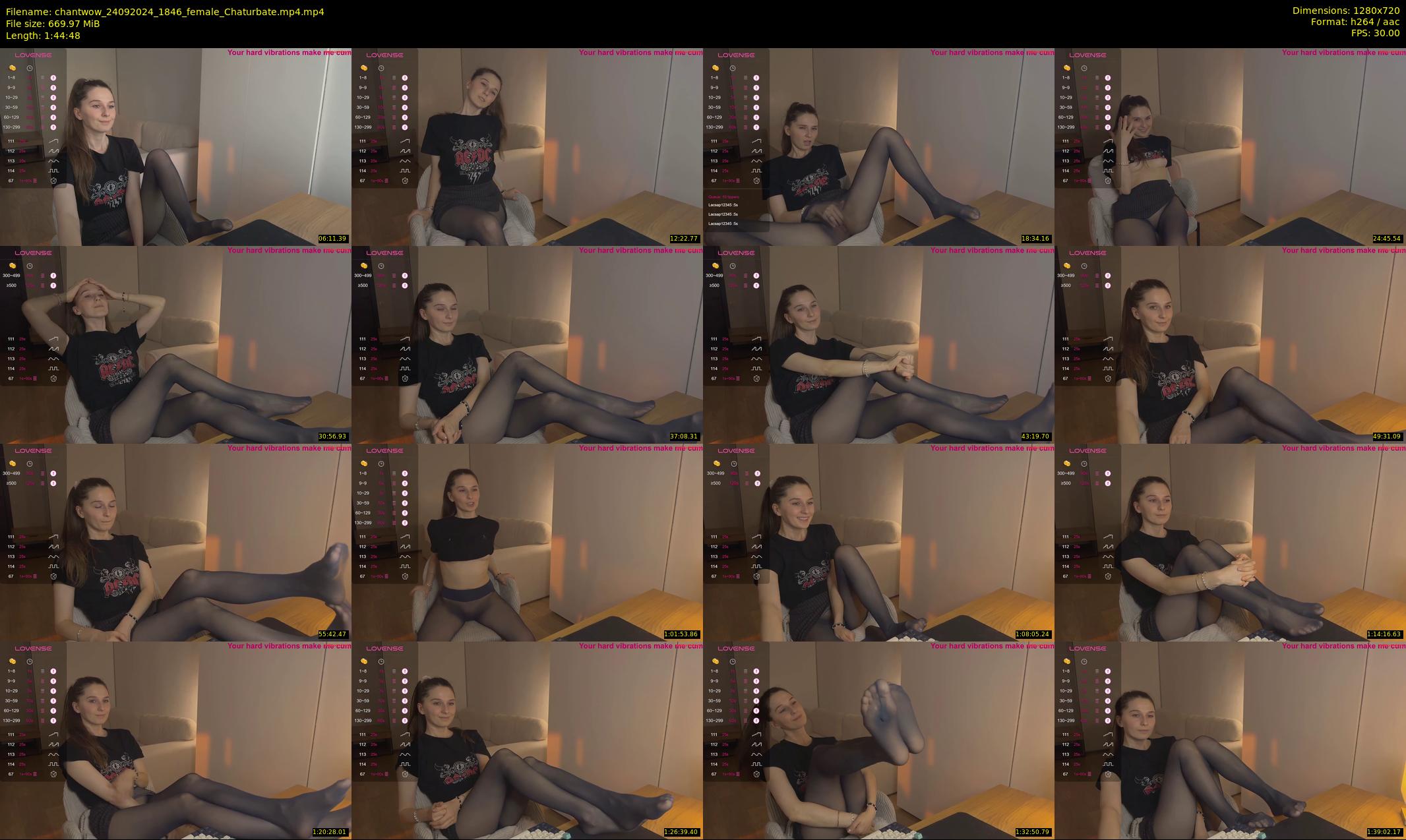 chantwow — 105 minute Chaturbate female cam show recording, 720p, Sep 24, 2024