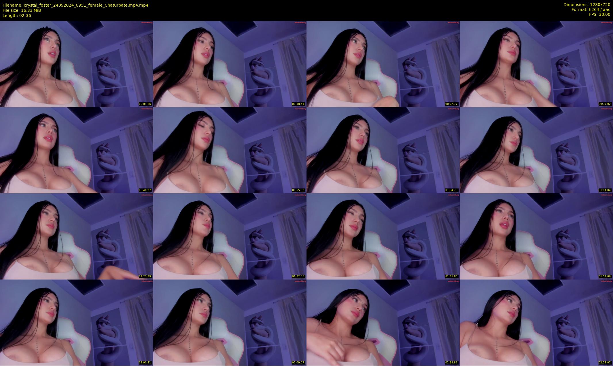 crystal_foster — 3 minute Chaturbate female cam show recording, 720p, Sep 24, 2024