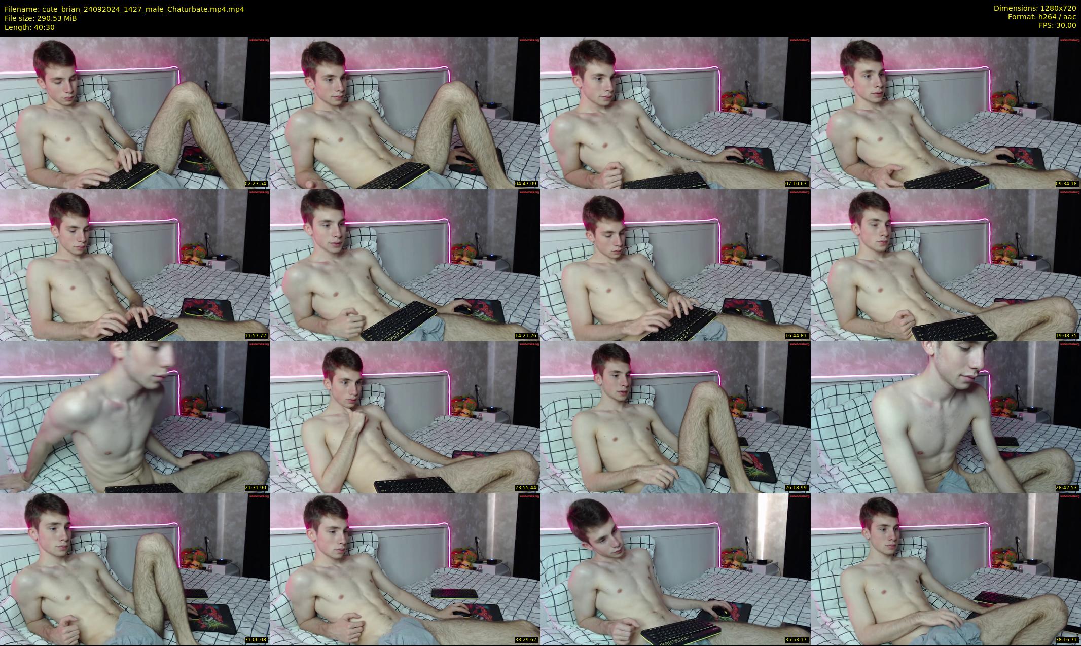cute_brian — 41 minute Chaturbate male cam show recording, 720p, Sep 24, 2024
