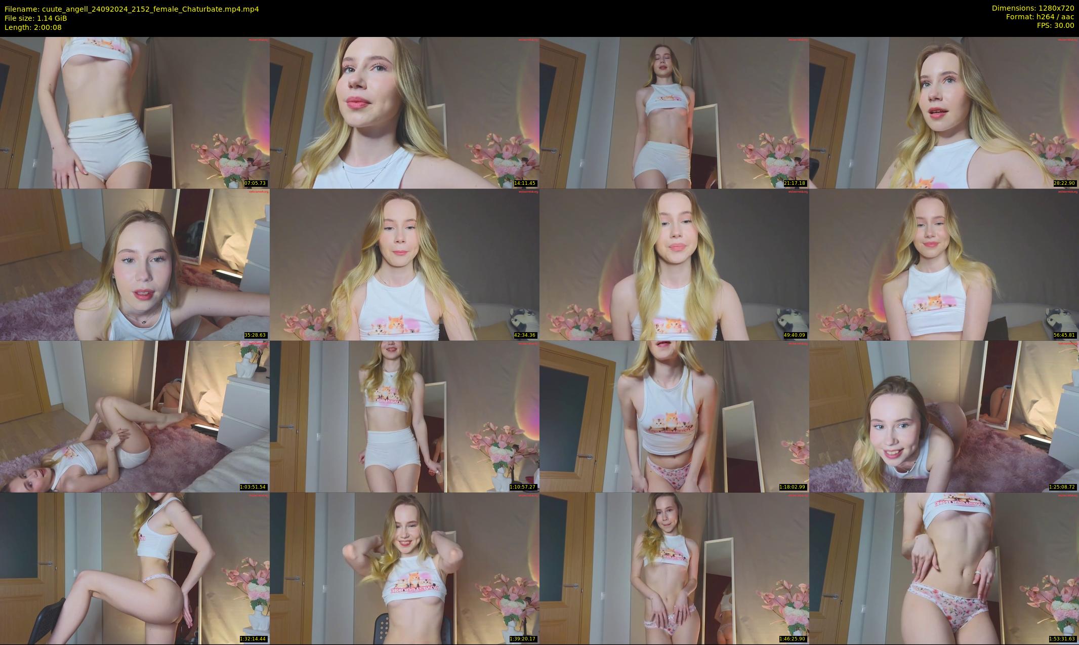 cuute_angell — 121 minute Chaturbate female cam show recording, 720p, Sep 24, 2024