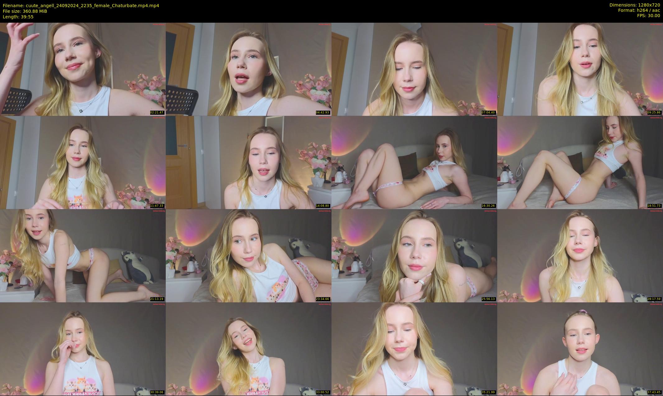 cuute_angell — 40 minute Chaturbate female cam show recording, 720p, Sep 24, 2024