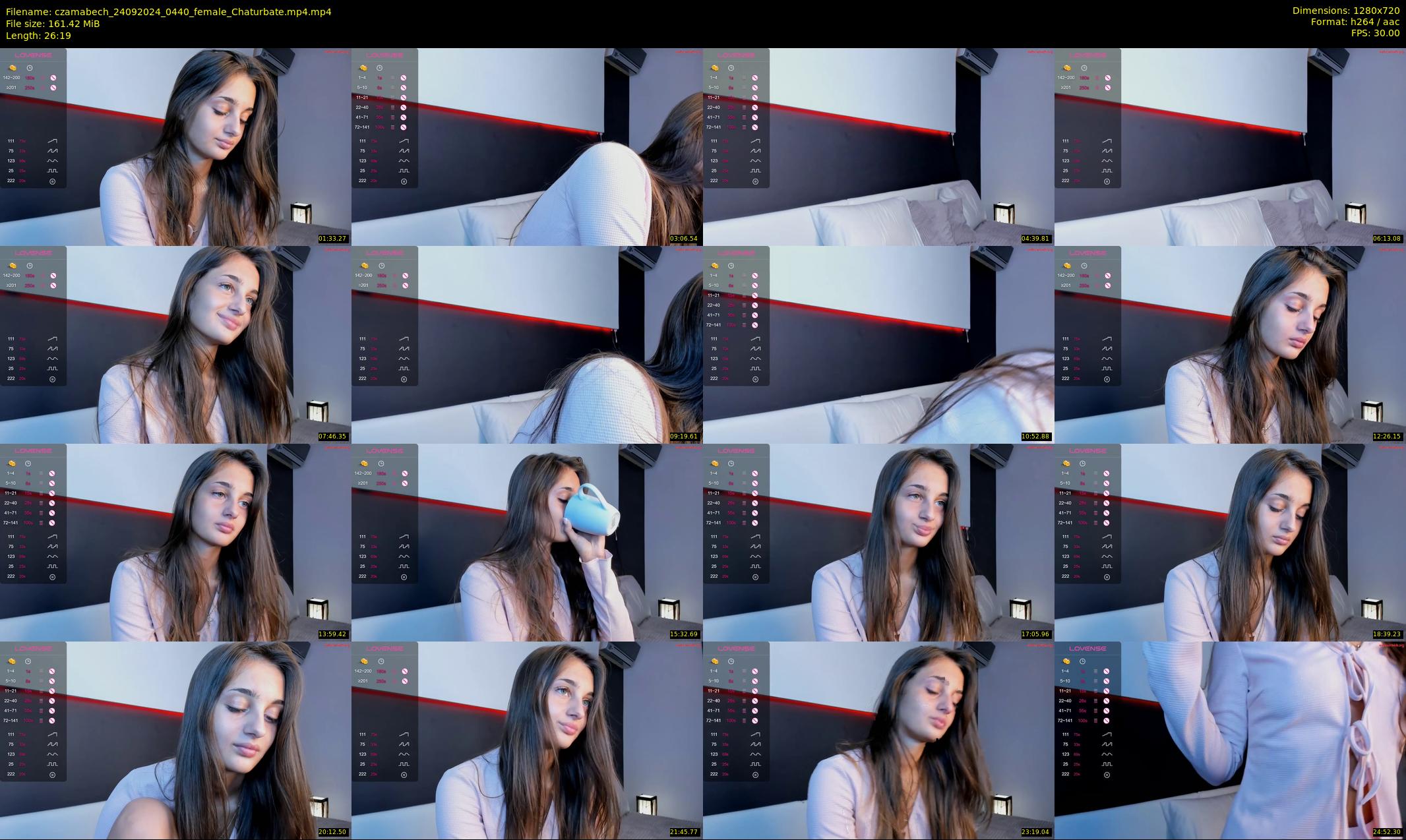 czamabech — 27 minute Chaturbate female cam show recording, 720p, Sep 24, 2024