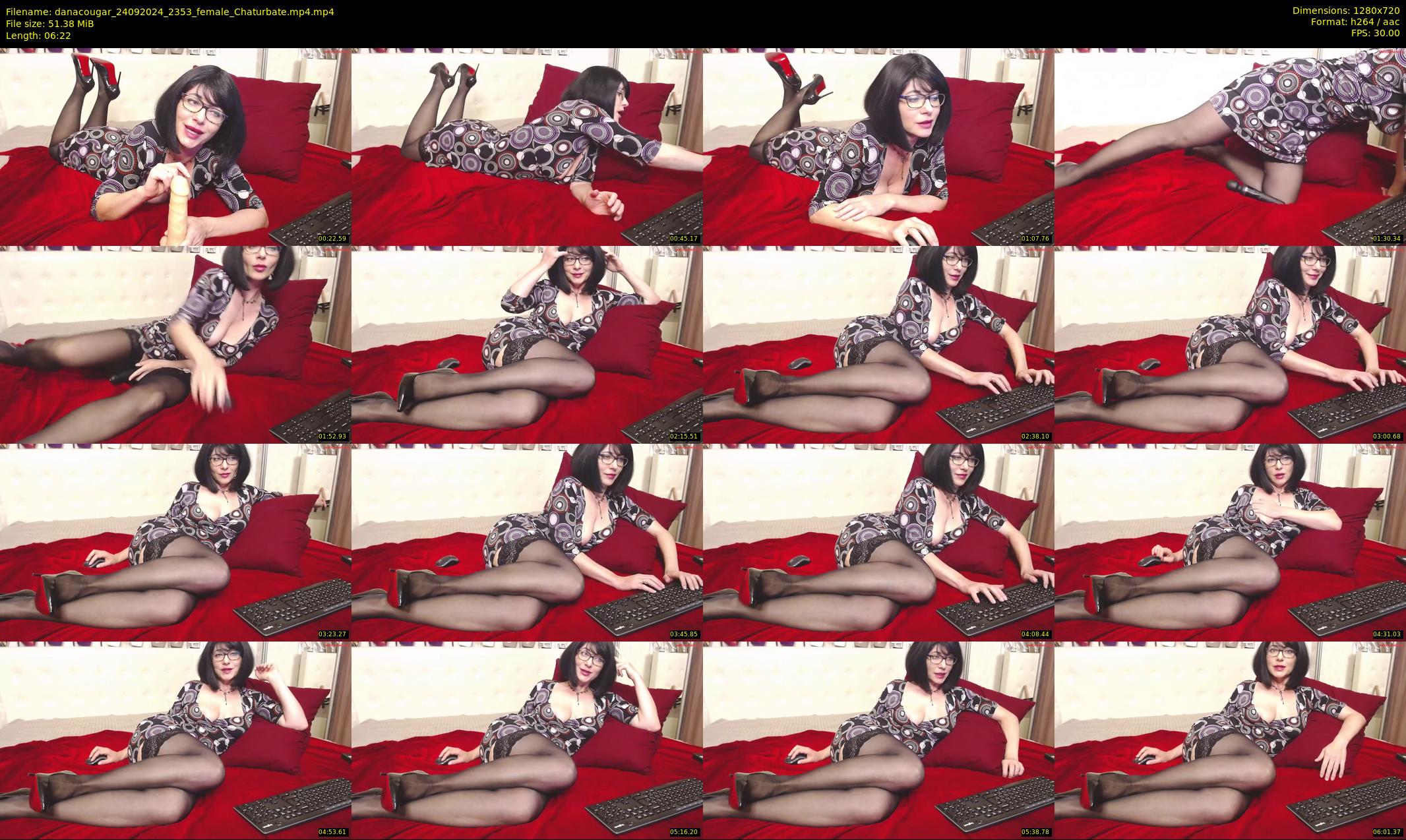 danacougar — 7 minute Chaturbate female cam show recording, 720p, Sep 24, 2024