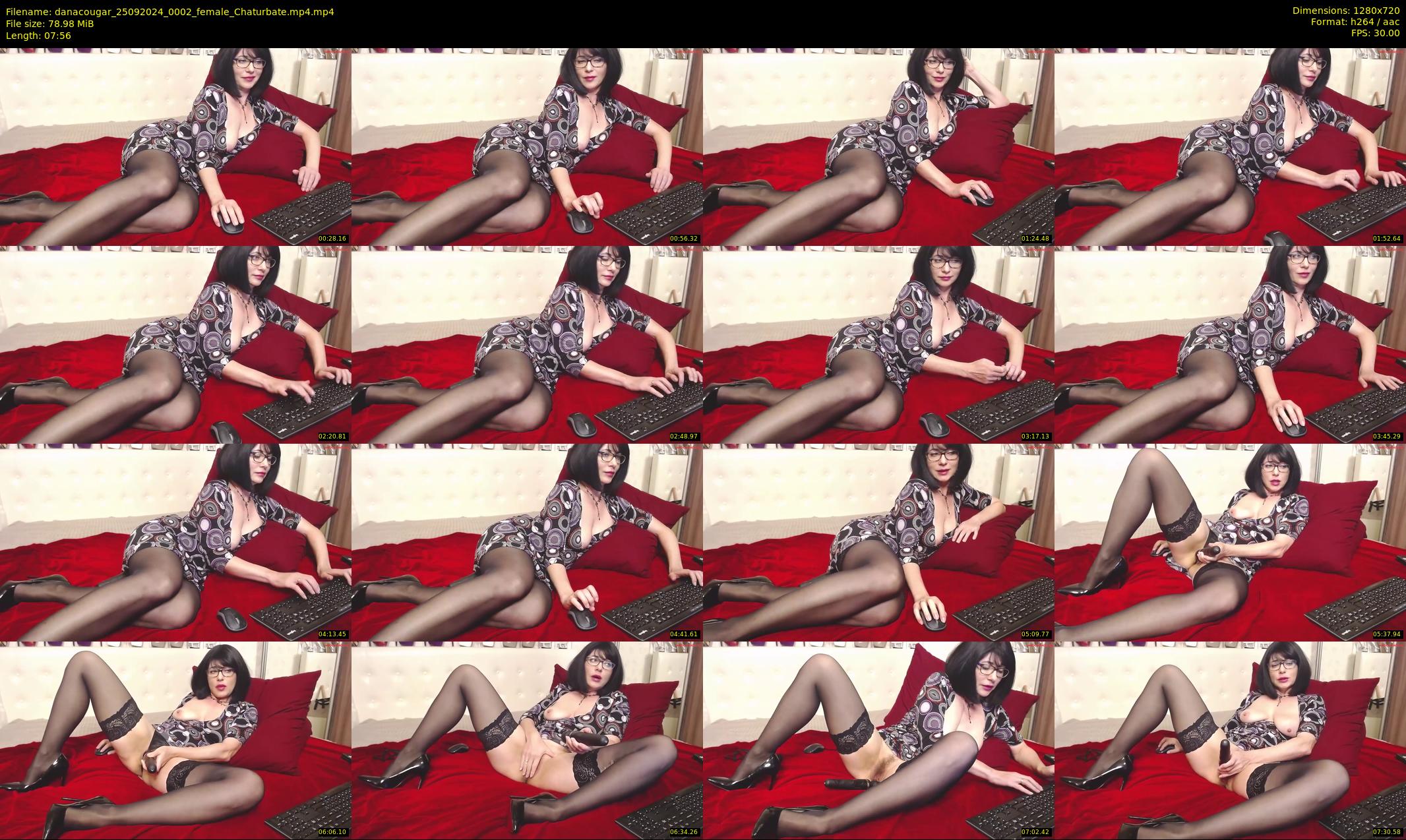 danacougar — 8 minute Chaturbate female cam show recording, 720p, Sep 25, 2024