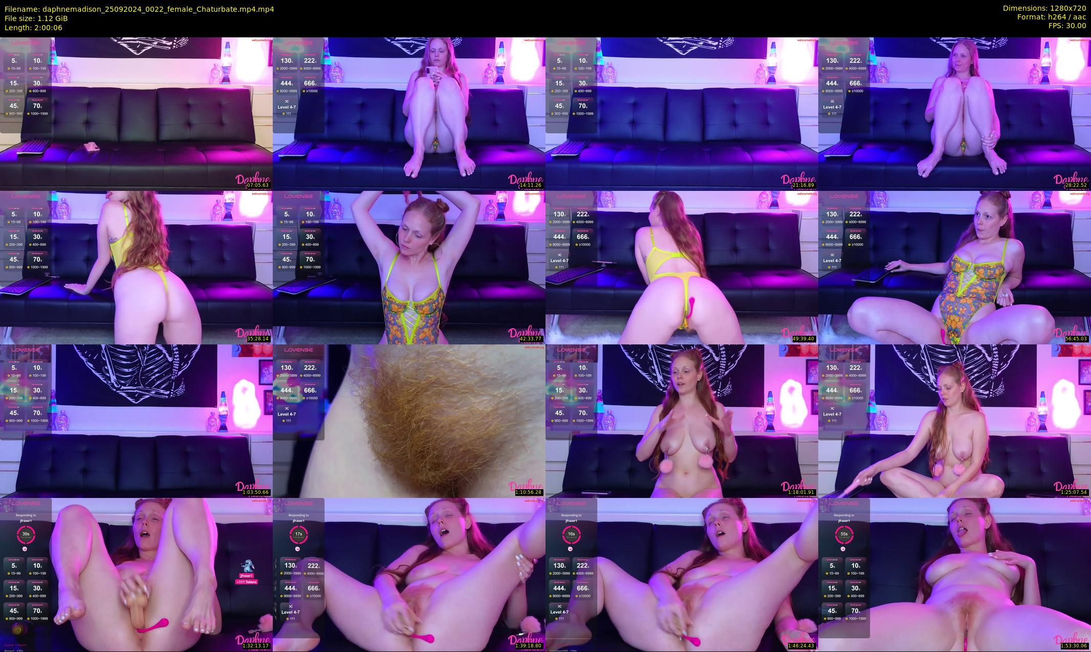 daphnemadison — 121 minute Chaturbate couple cam show recording, 720p, Sep 25, 2024