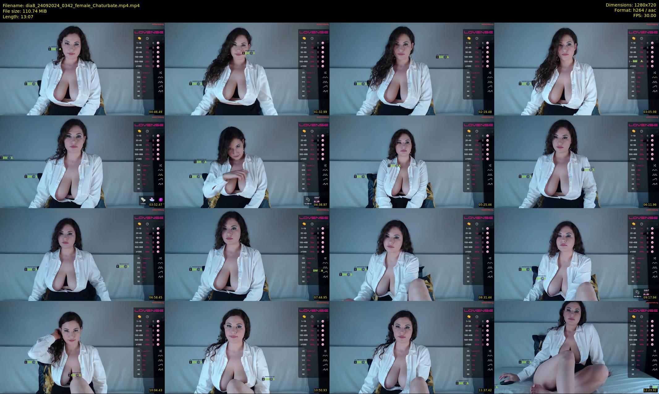 dia8 — 14 minute Chaturbate female cam show recording, 720p, Sep 24, 2024