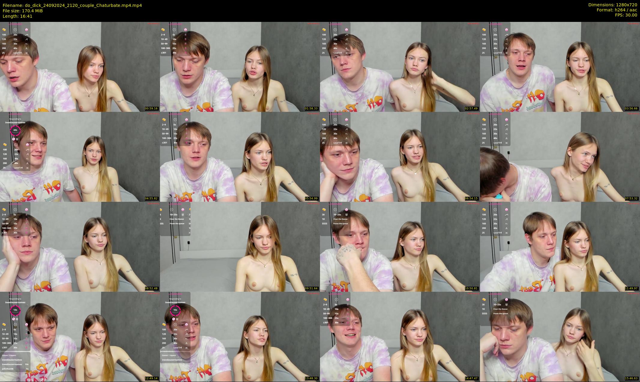 do_dick — 17 minute Chaturbate couple cam show recording, 720p, Sep 24, 2024