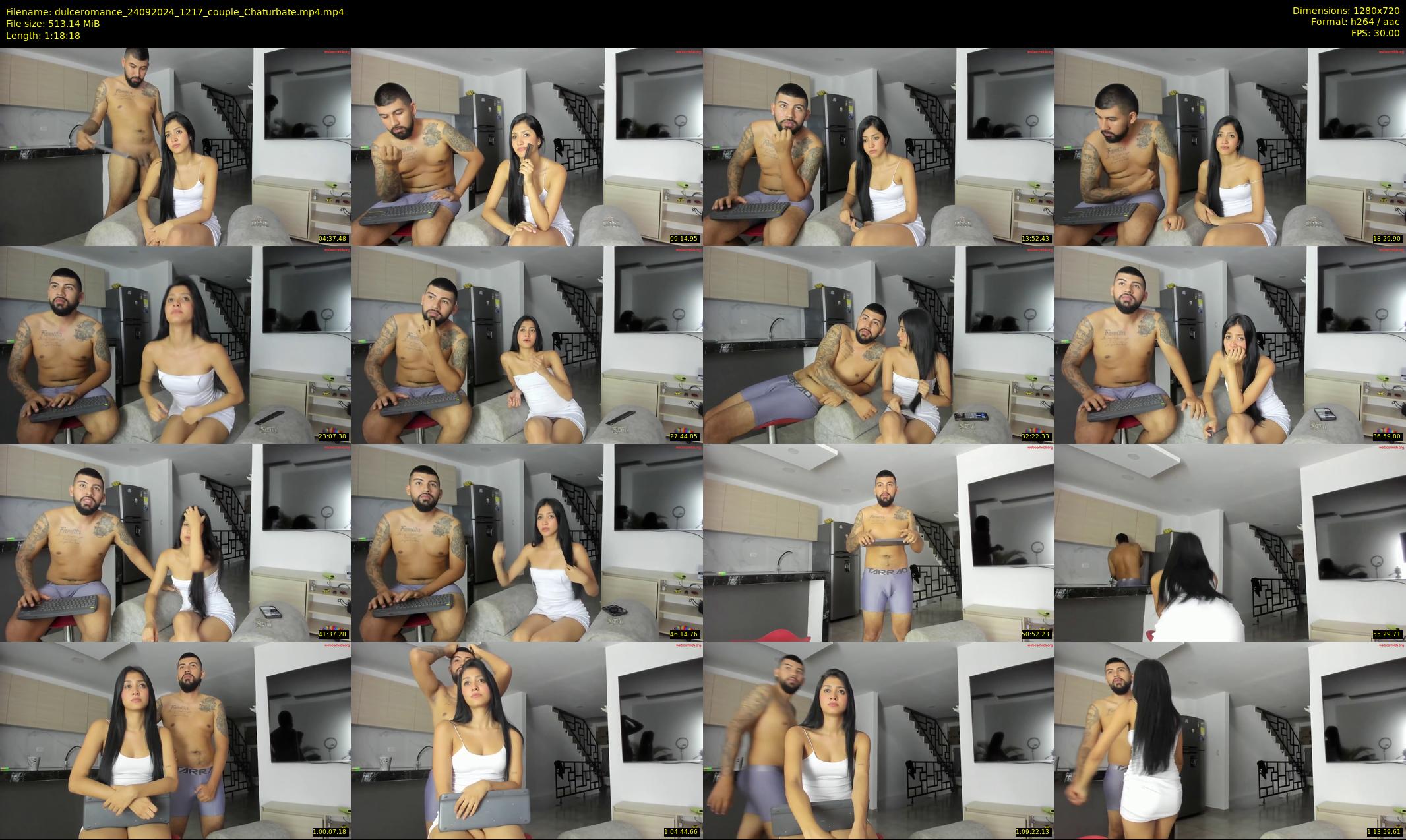 dulceromance — 79 minute Chaturbate couple cam show recording, 720p, Sep 24, 2024