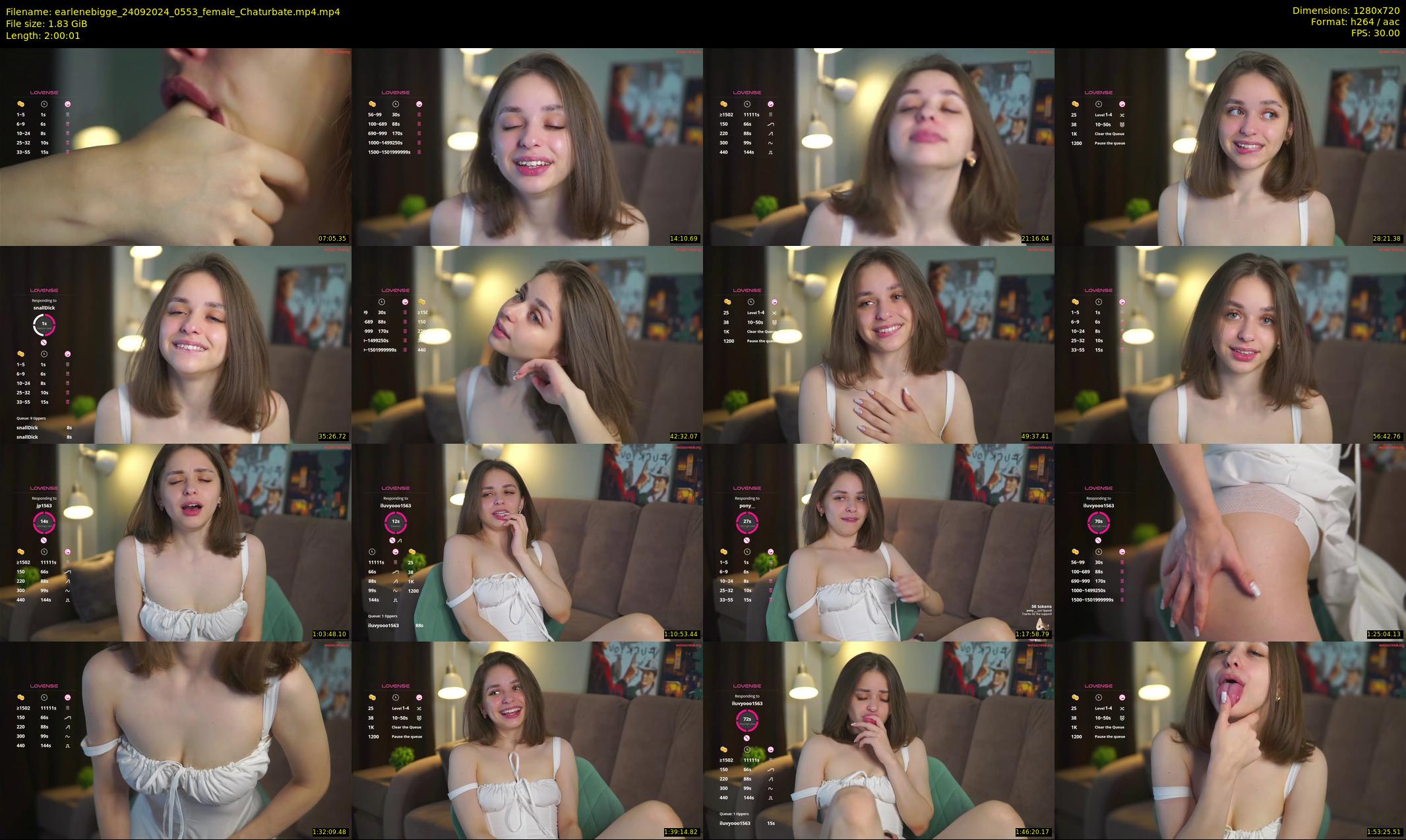 earlenebigge — 121 minute Chaturbate female cam show recording, 720p, Sep 24, 2024