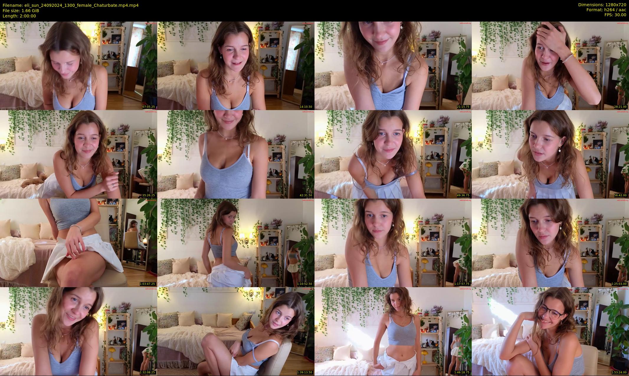 eli_sun — 120 minute Chaturbate female cam show recording, 720p, Sep 24, 2024