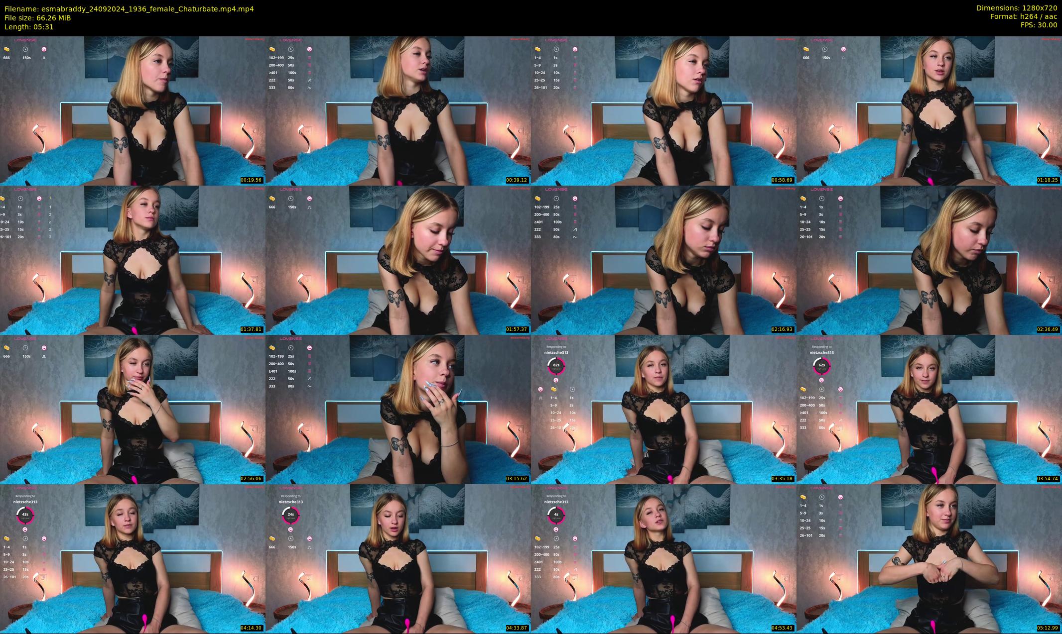 esmabraddy — 6 minute Chaturbate female cam show recording, 720p, Sep 24, 2024