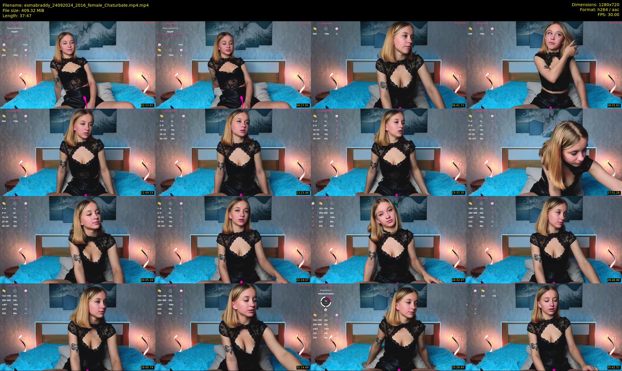 esmabraddy — 38 minute Chaturbate female cam show recording, 720p, Sep 24, 2024