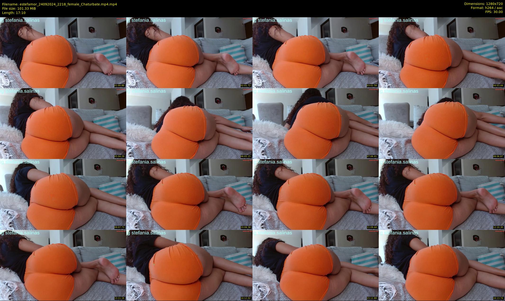 estefamor — 18 minute Chaturbate female cam show recording, 720p, Sep 24, 2024