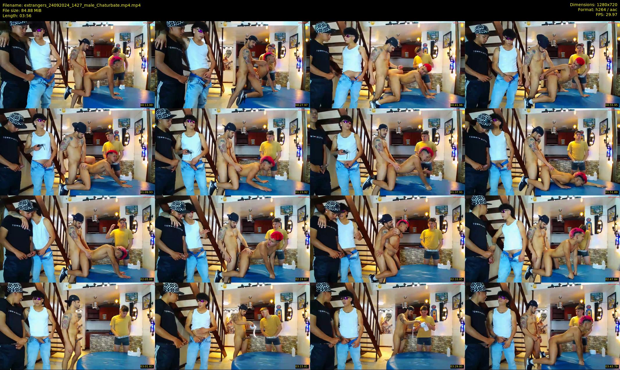 extrangers — 4 minute Chaturbate male cam show recording, 720p, Sep 24, 2024