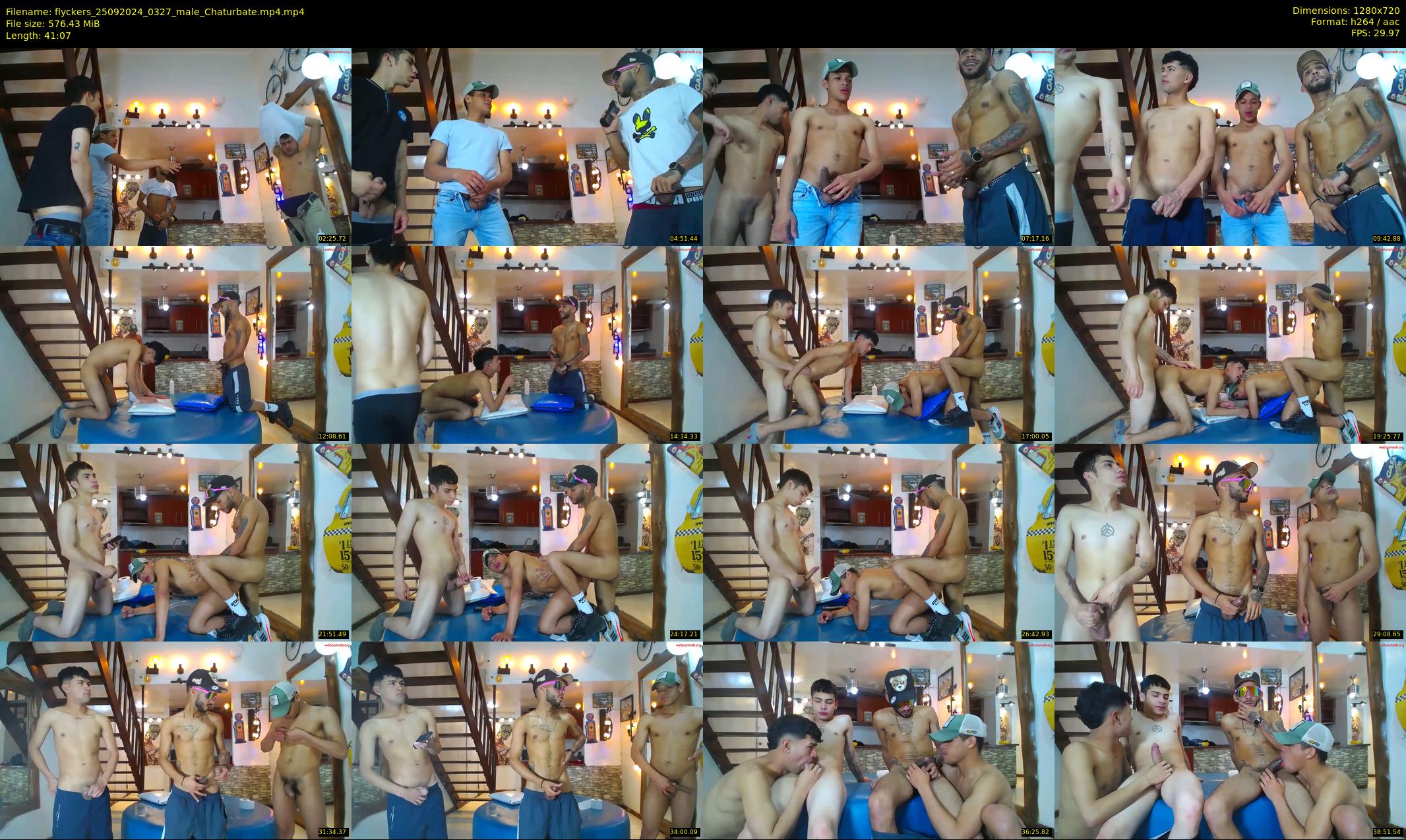 flyckers — 42 minute Chaturbate male cam show recording, 720p, Sep 25, 2024