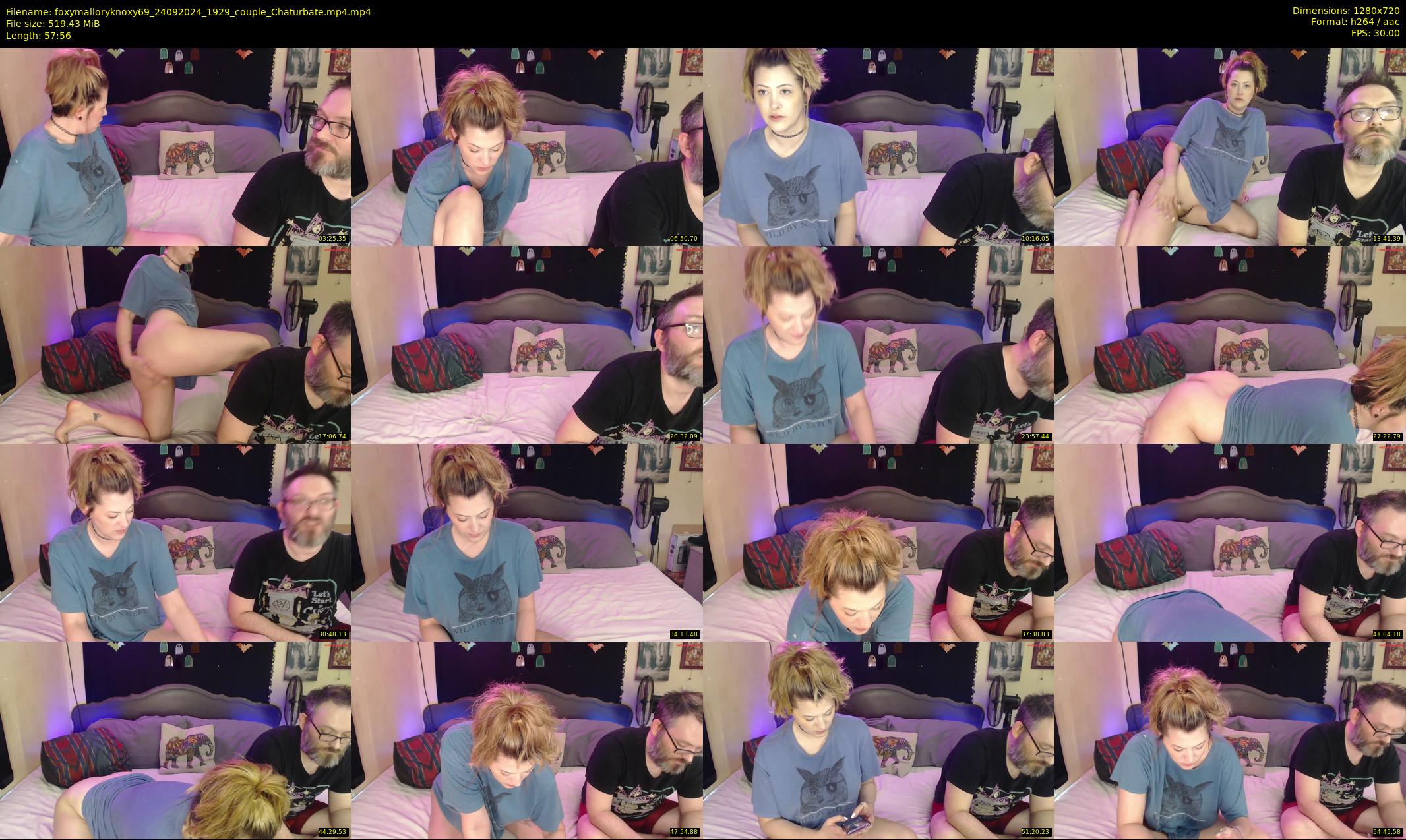 foxymalloryknoxy69 — 58 minute Chaturbate couple cam show recording, 720p, Sep 24, 2024