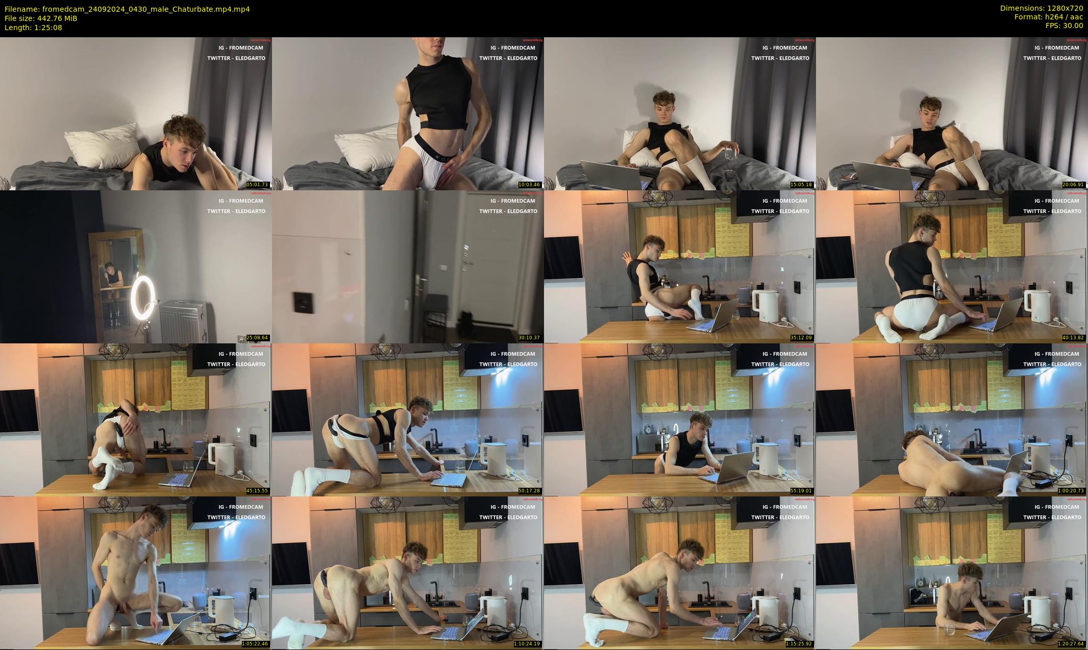 fromedcam — 86 minute Chaturbate male cam show recording, 720p, Sep 24, 2024