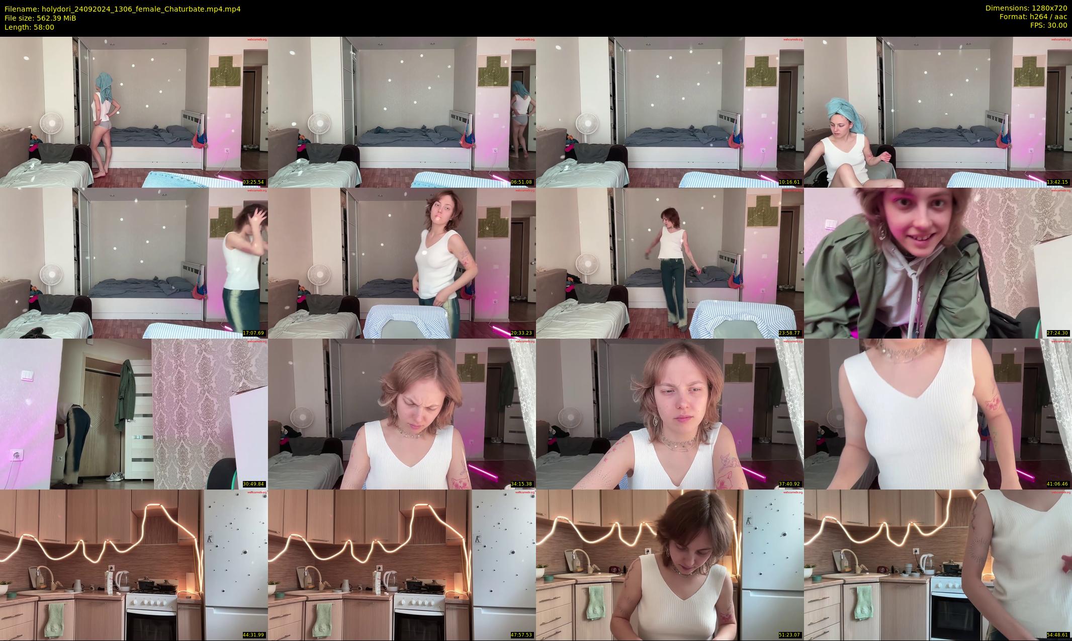 holydori — 58 minute Chaturbate female cam show recording, 720p, Sep 24, 2024