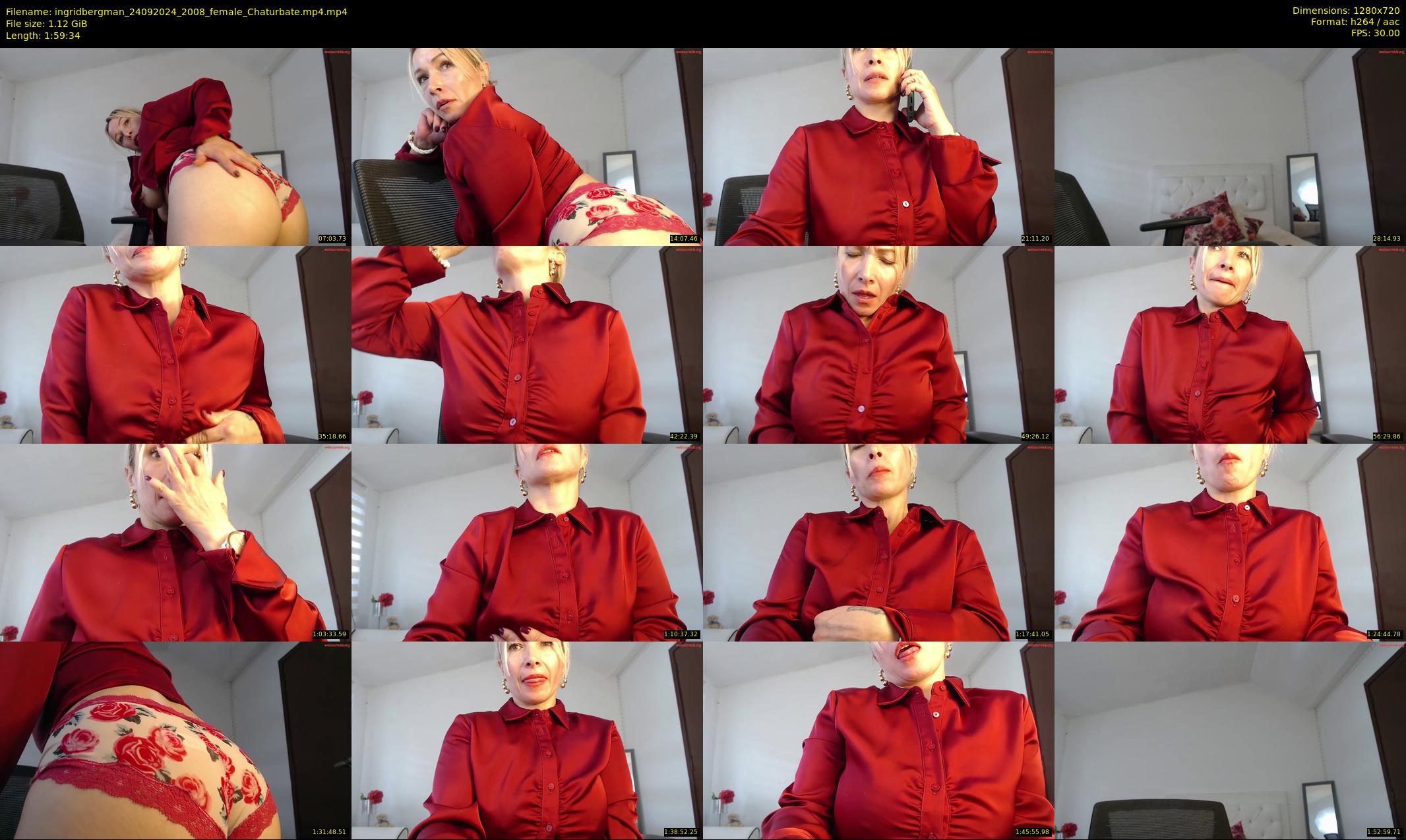 ingridbergman — 120 minute Chaturbate female cam show recording, 720p, Sep 24, 2024