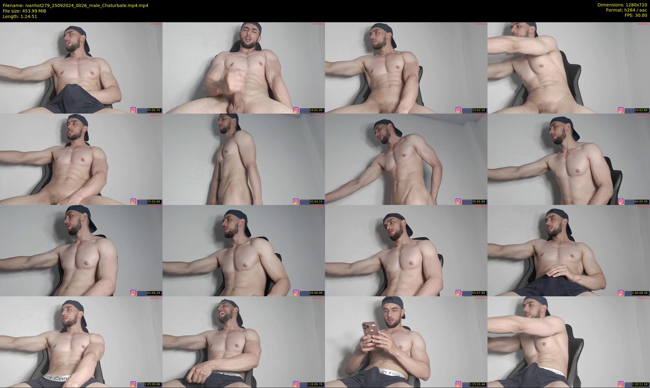 ivanhot279 — 85 minute Chaturbate male cam show recording, 720p, Sep 25, 2024
