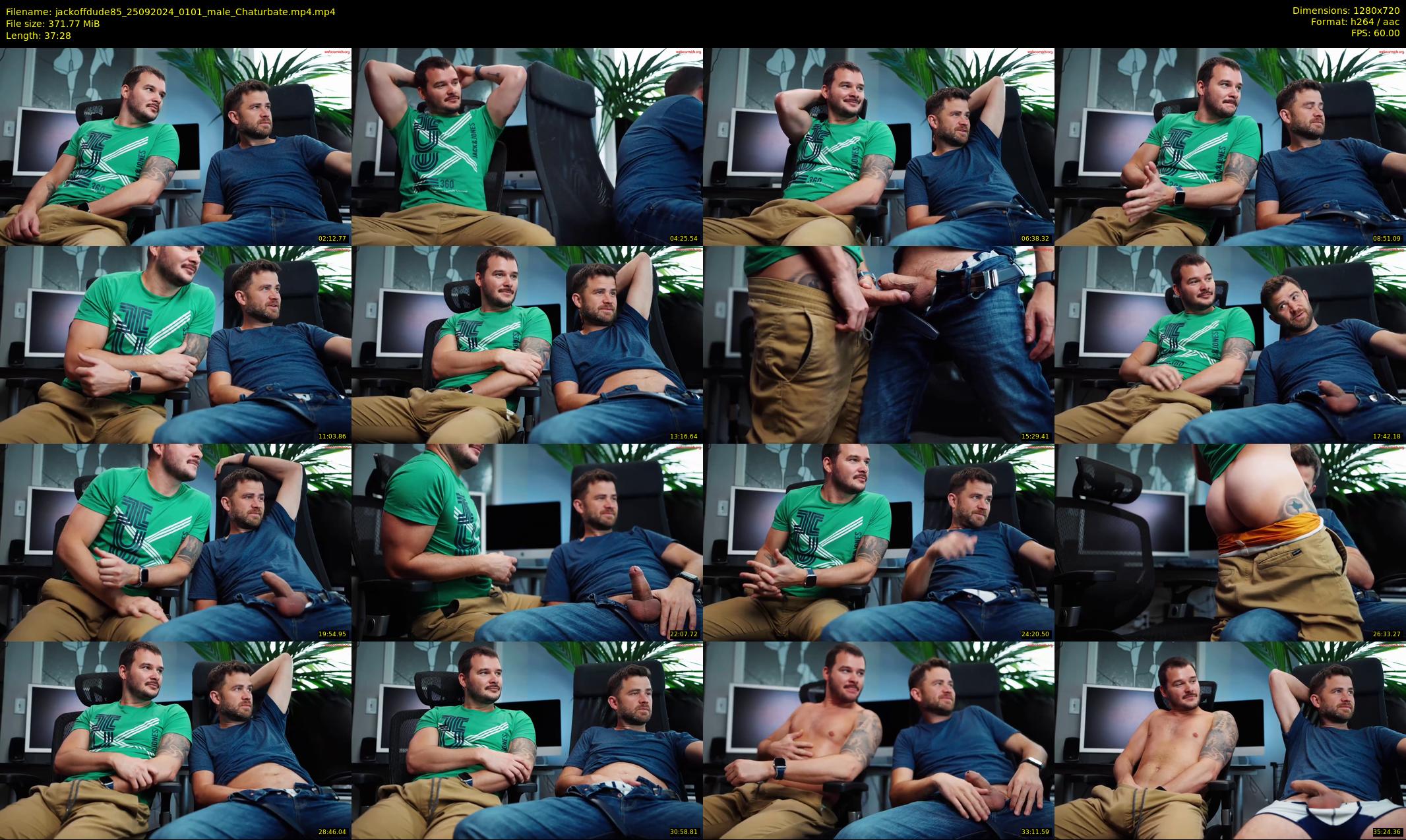jackoffdude85 — 38 minute Chaturbate male cam show recording, 720p, Sep 25, 2024