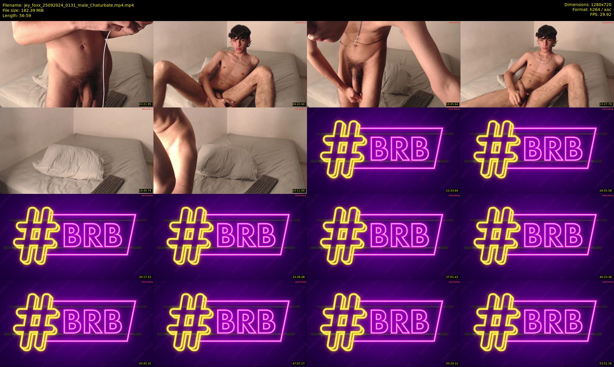 jey_foxx — 57 minute Chaturbate male cam show recording, 720p, Sep 25, 2024