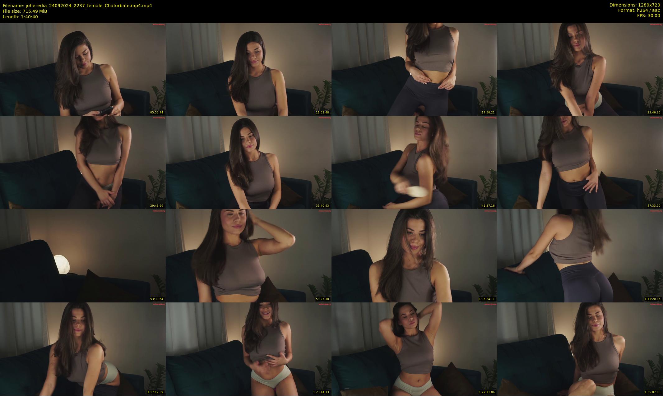 joheredia — 101 minute Chaturbate female cam show recording, 720p, Sep 24, 2024
