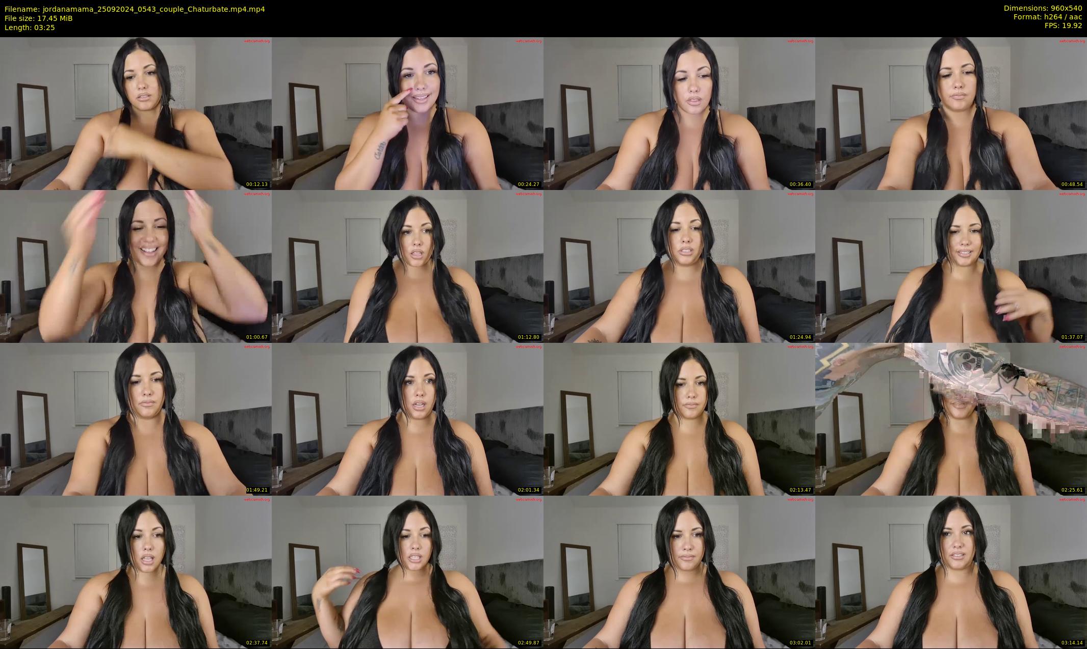 jordanamama — 4 minute Chaturbate couple cam show recording, 480p, Sep 25, 2024