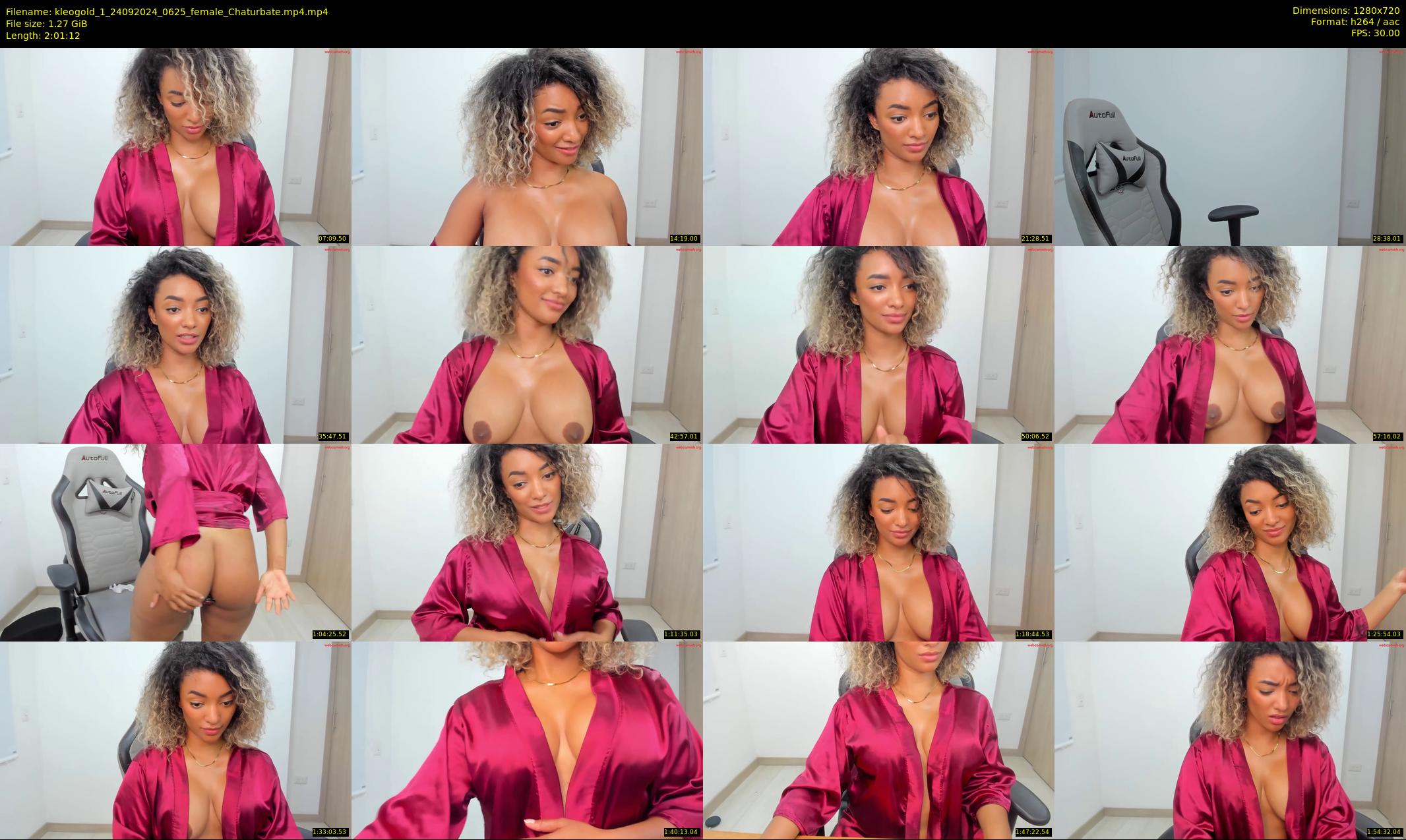 kleogold_1 — 122 minute Chaturbate female cam show recording, 720p, Sep 24, 2024