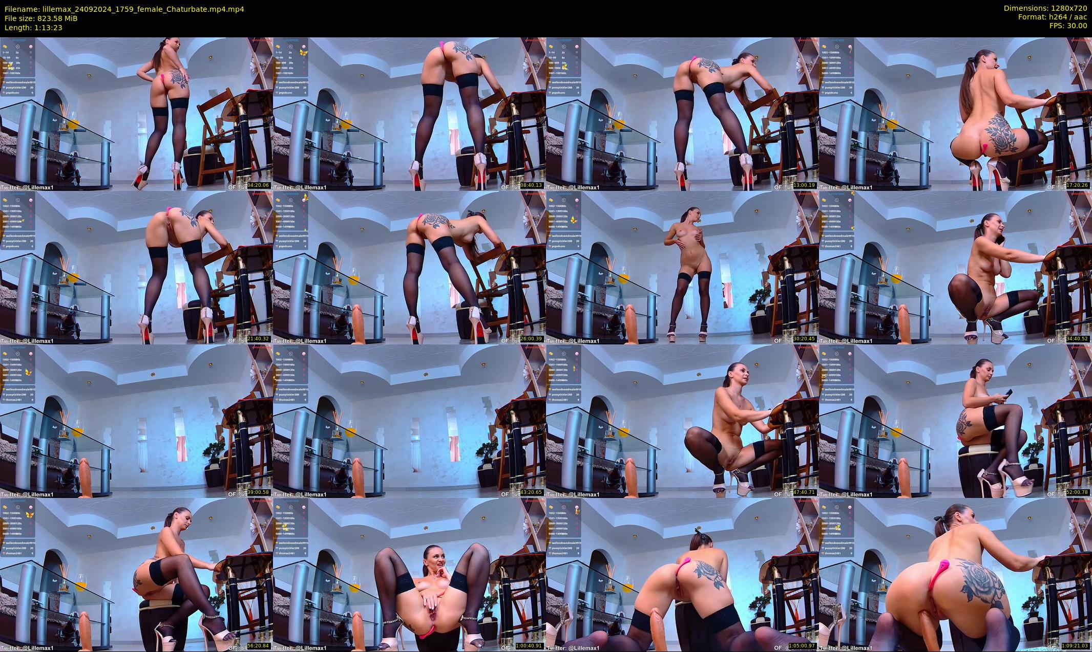 lillemax — 74 minute Chaturbate female cam show recording, 720p, Sep 24, 2024